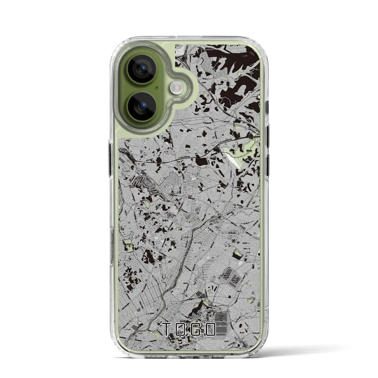 【東郷(愛知県)】地図柄iPhoneケース(MagSafeタイプ)