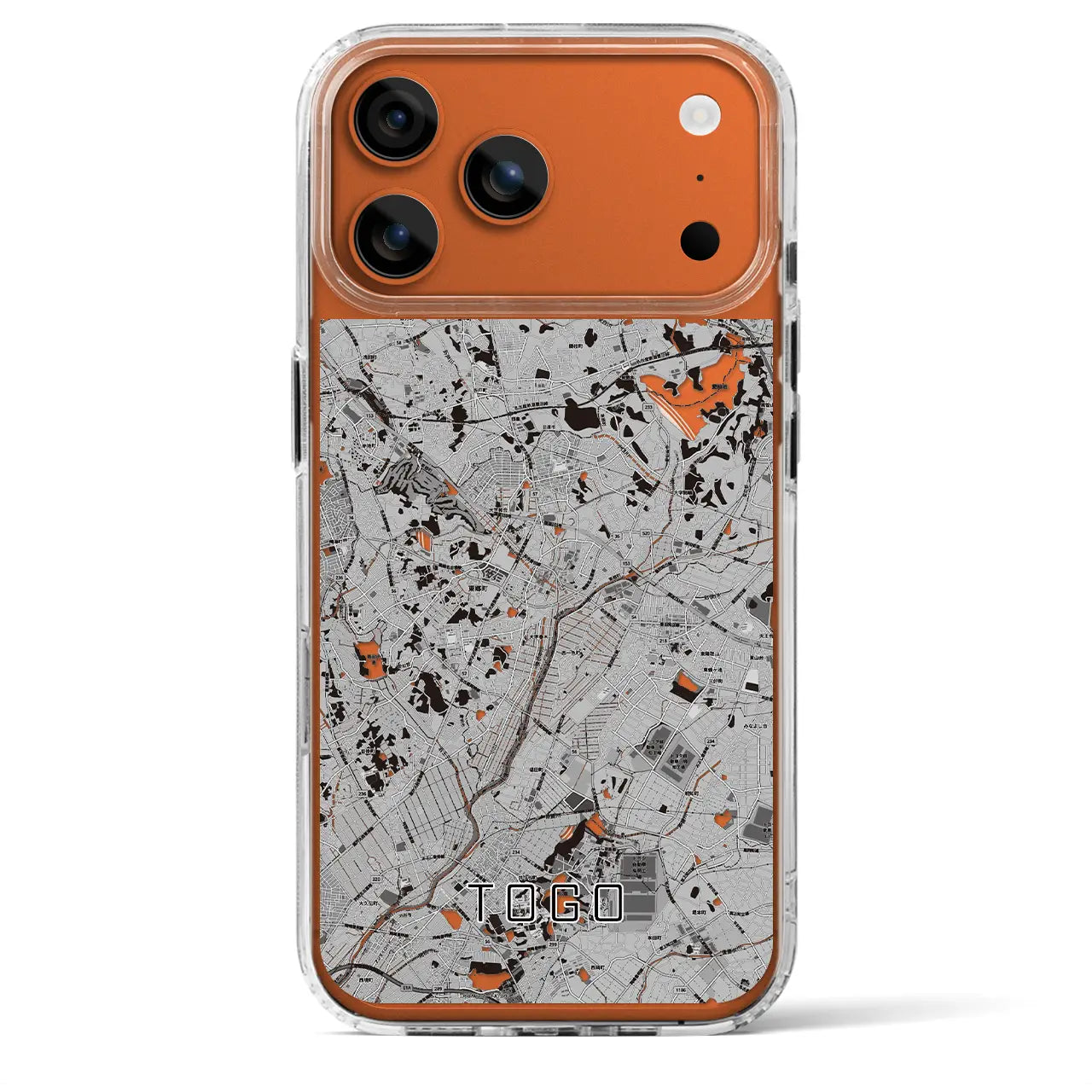 【東郷(愛知県)】地図柄iPhoneケース(MagSafeタイプ)