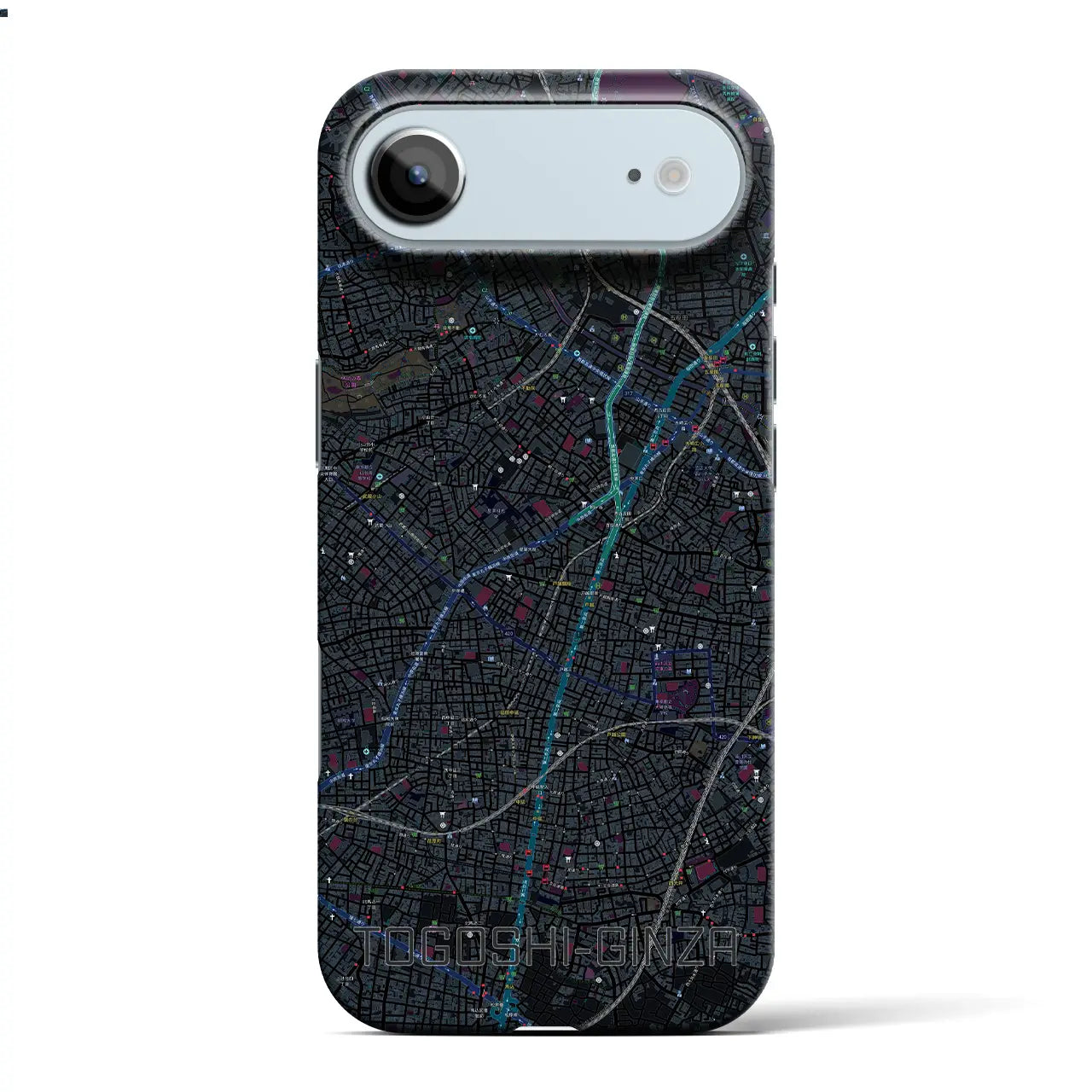【戸越銀座(東京都)】地図柄iPhoneケース(バックカバータイプ)