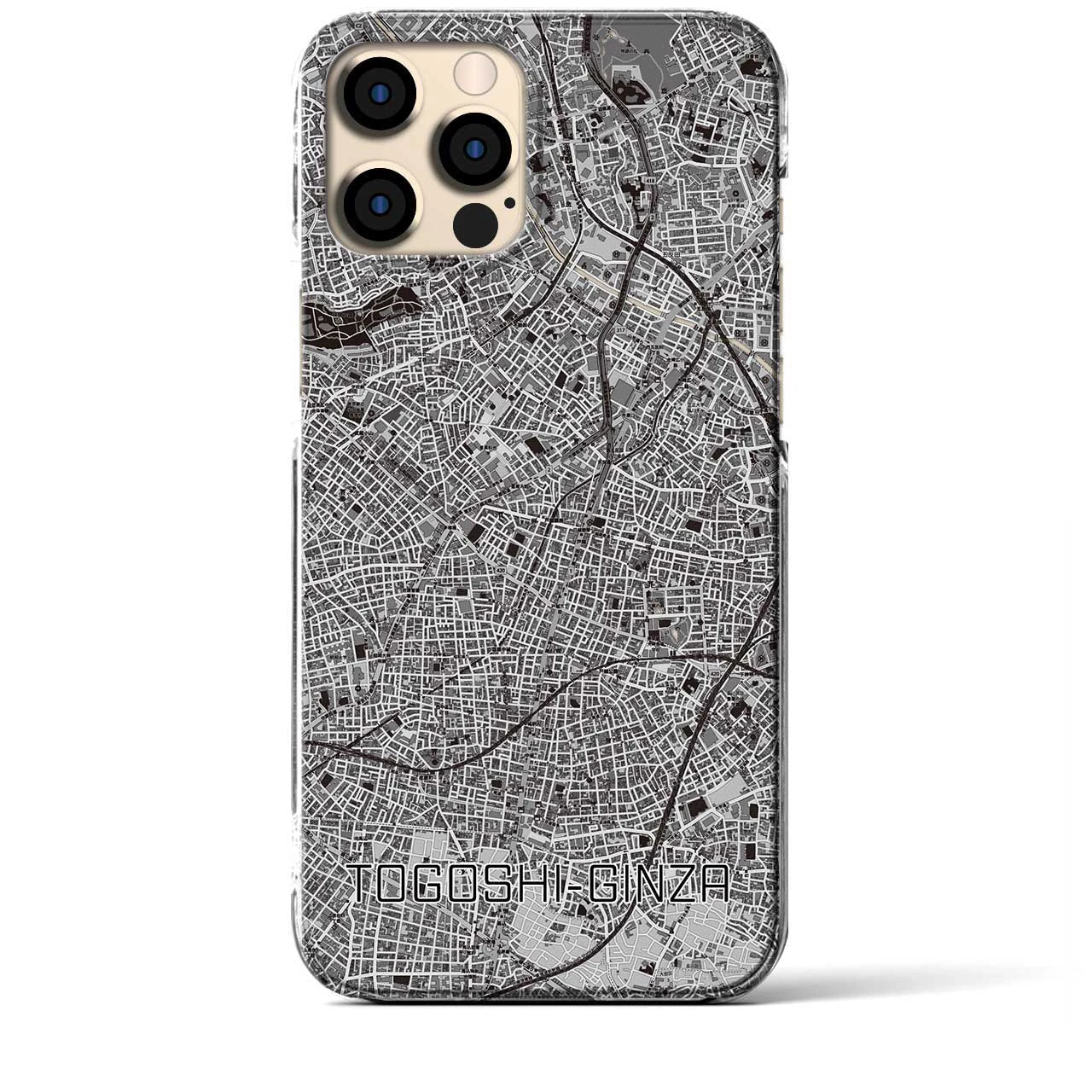 【戸越銀座(東京都)】地図柄iPhoneケース(クリアタイプ)