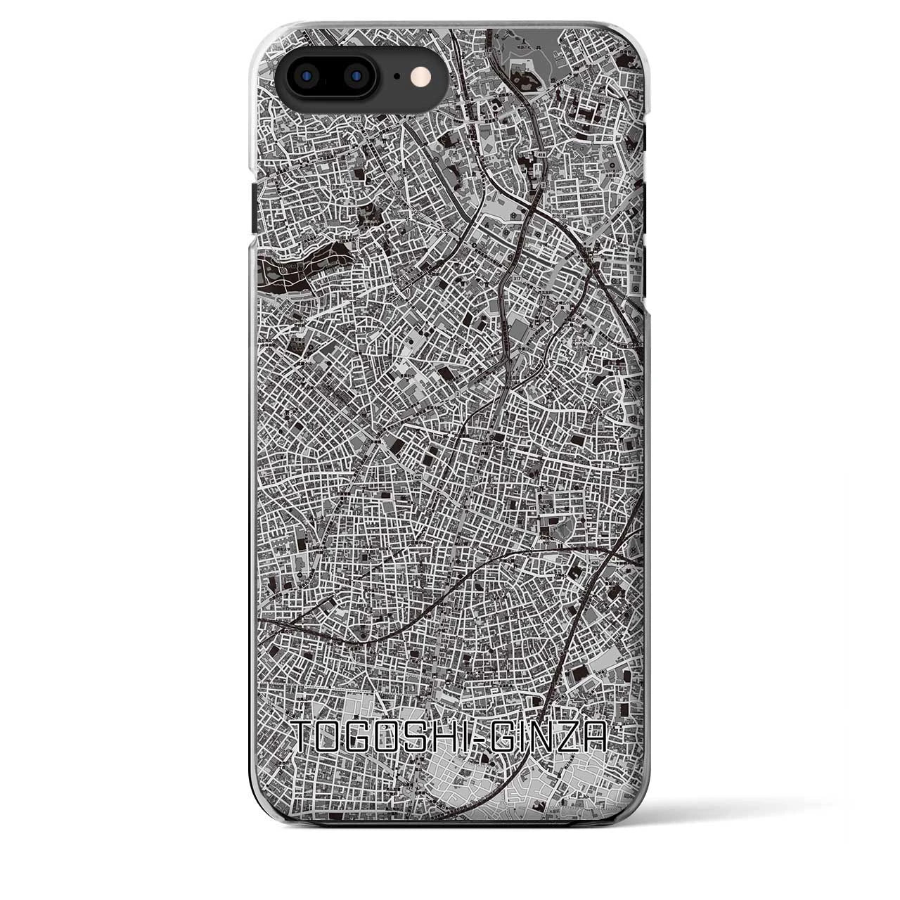 【戸越銀座(東京都)】地図柄iPhoneケース(クリアタイプ)
