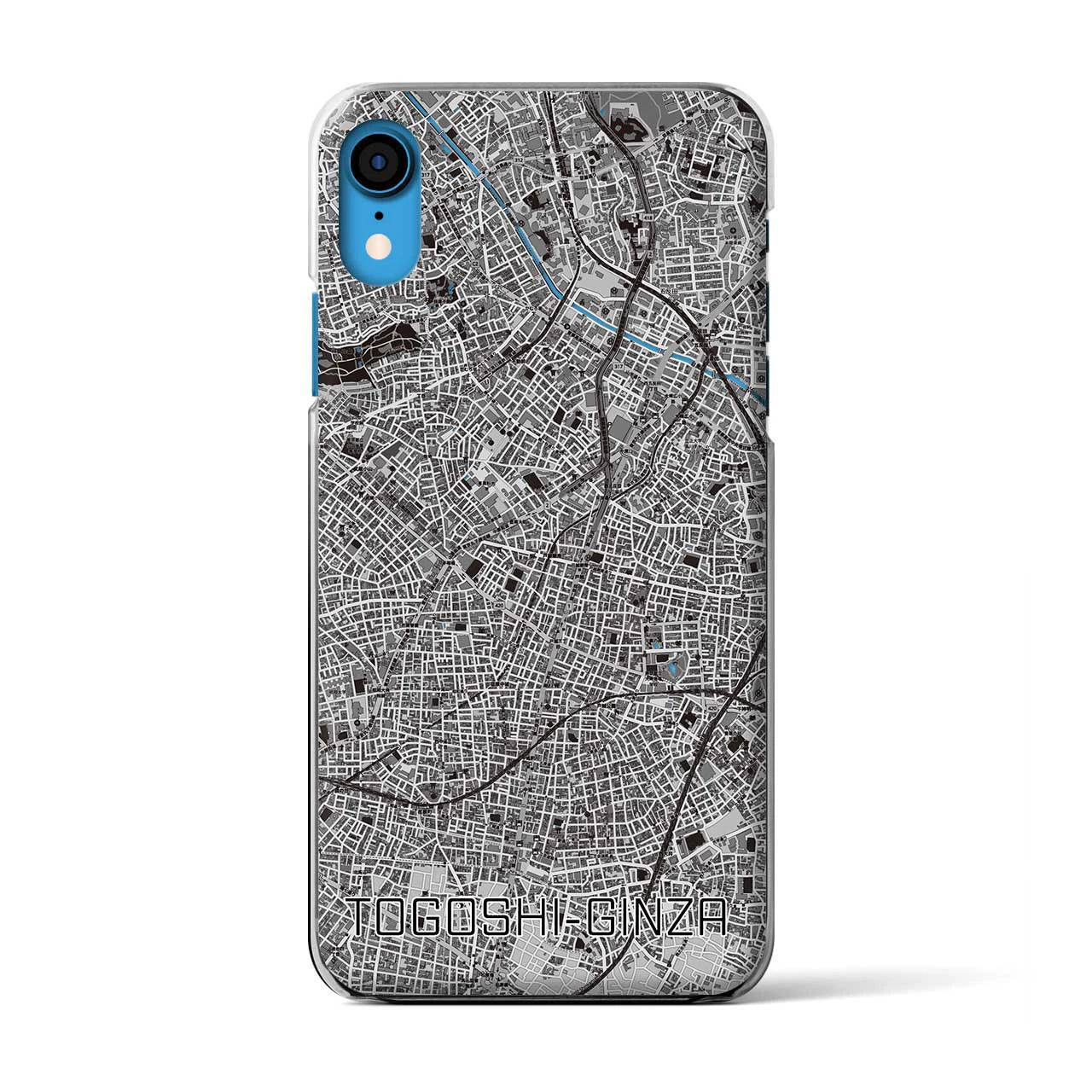 【戸越銀座(東京都)】地図柄iPhoneケース(クリアタイプ)