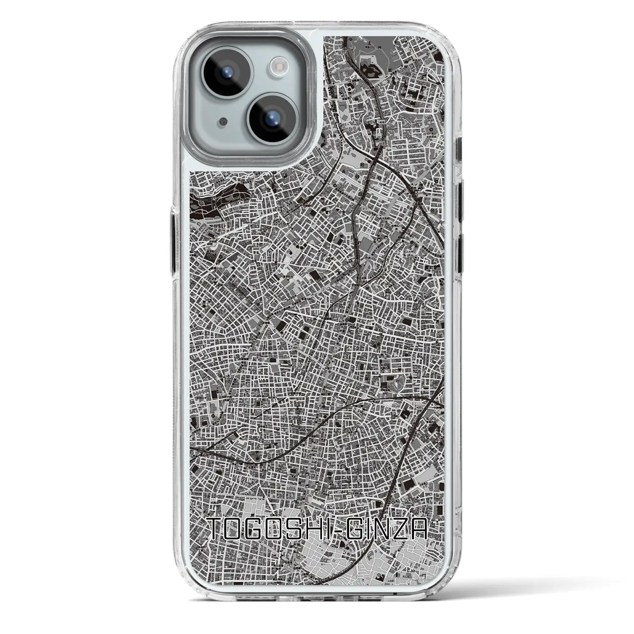 【戸越銀座(東京都)】地図柄iPhoneケース(MagSafeタイプ)