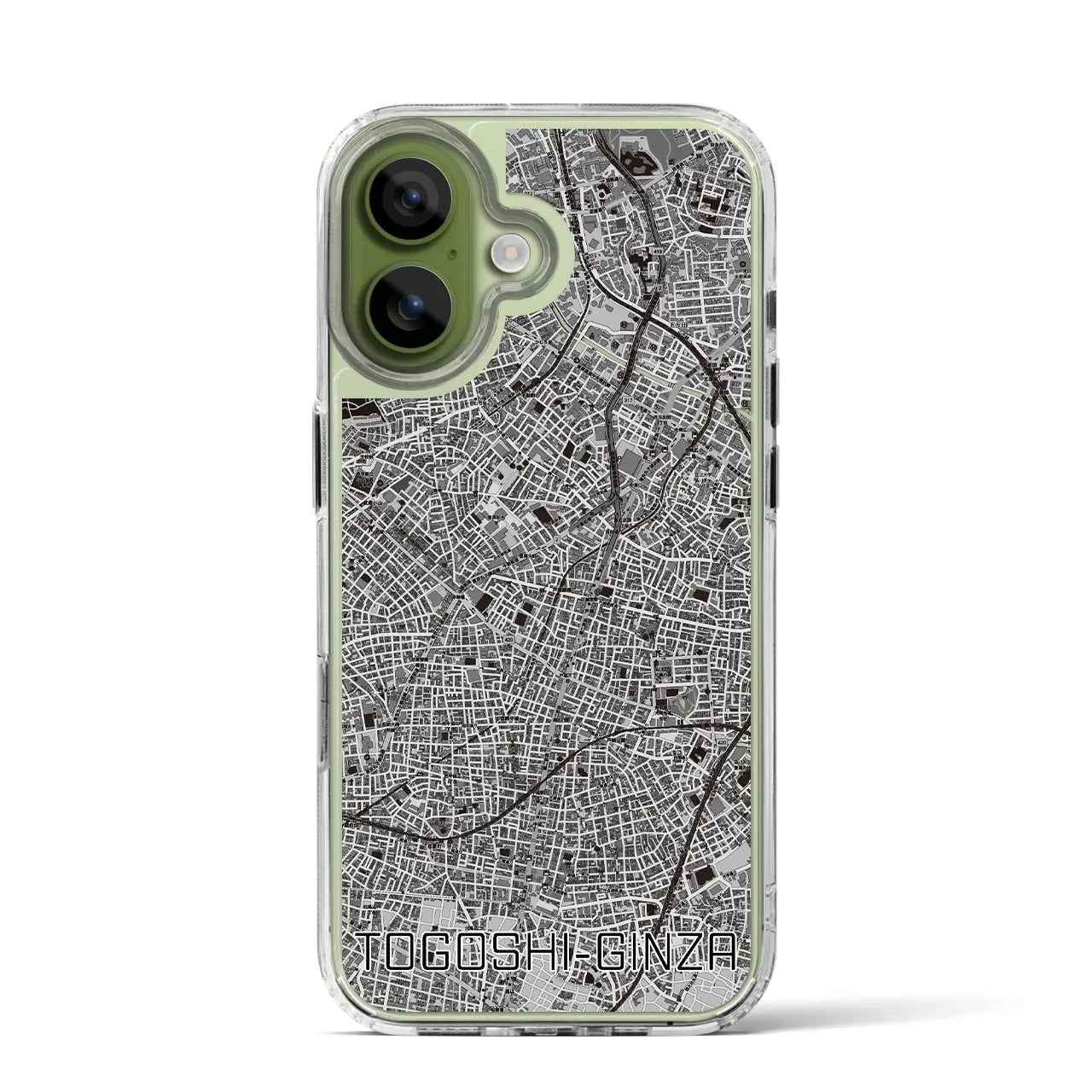 【戸越銀座(東京都)】地図柄iPhoneケース(MagSafeタイプ)