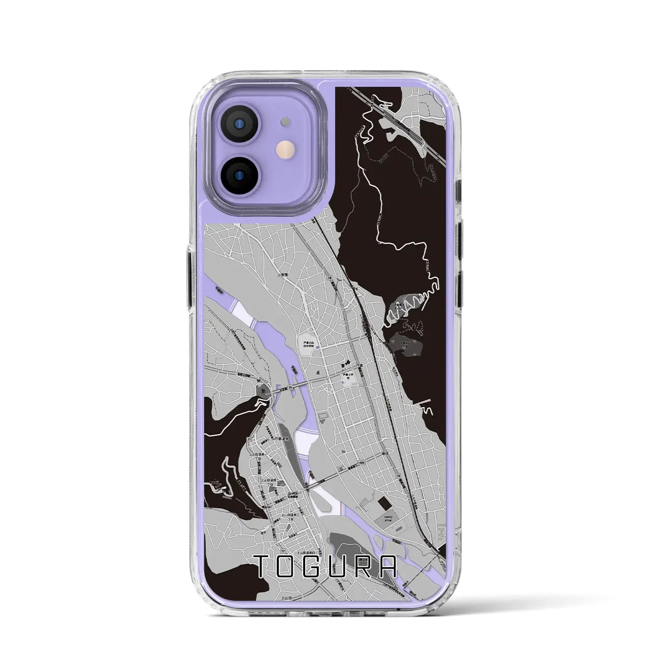 【戸倉(長野県)】地図柄iPhoneケース(MagSafeタイプ)
