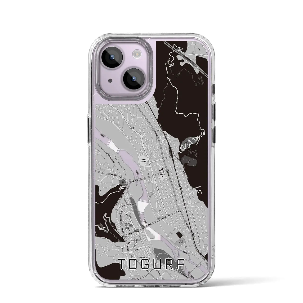 【戸倉(長野県)】地図柄iPhoneケース(MagSafeタイプ)