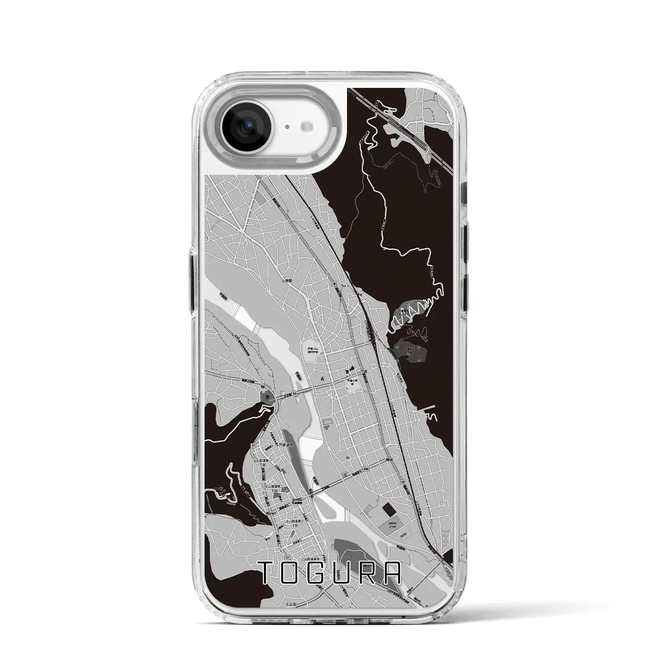 【戸倉(長野県)】地図柄iPhoneケース(MagSafeタイプ)
