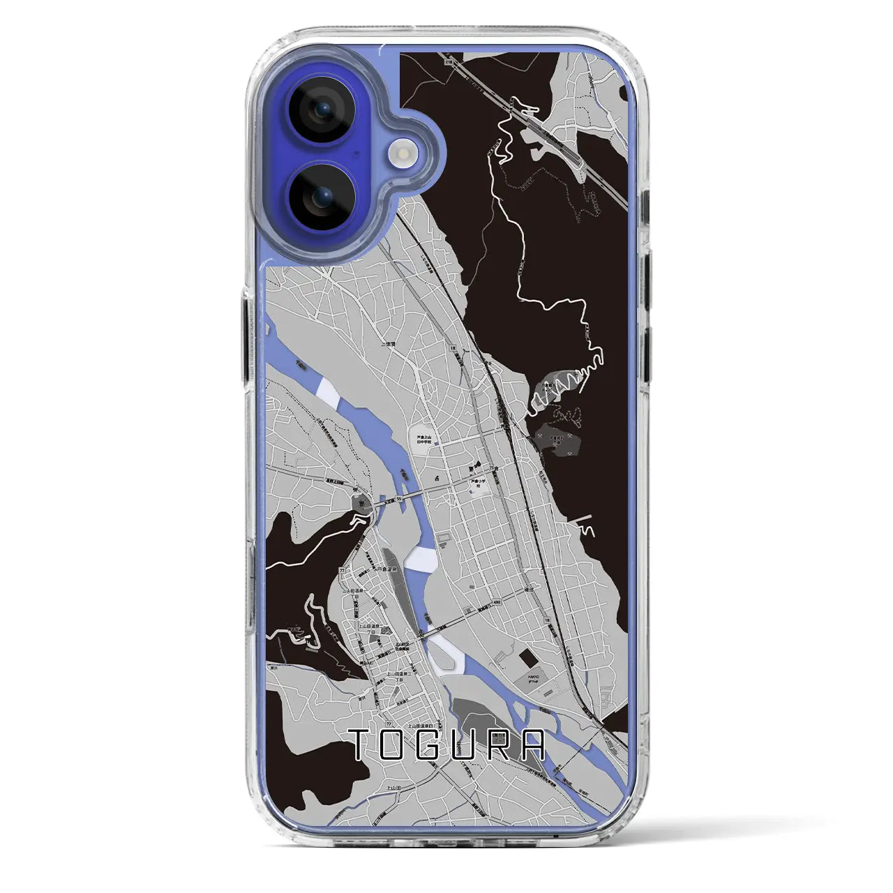 【戸倉(長野県)】地図柄iPhoneケース(MagSafeタイプ)