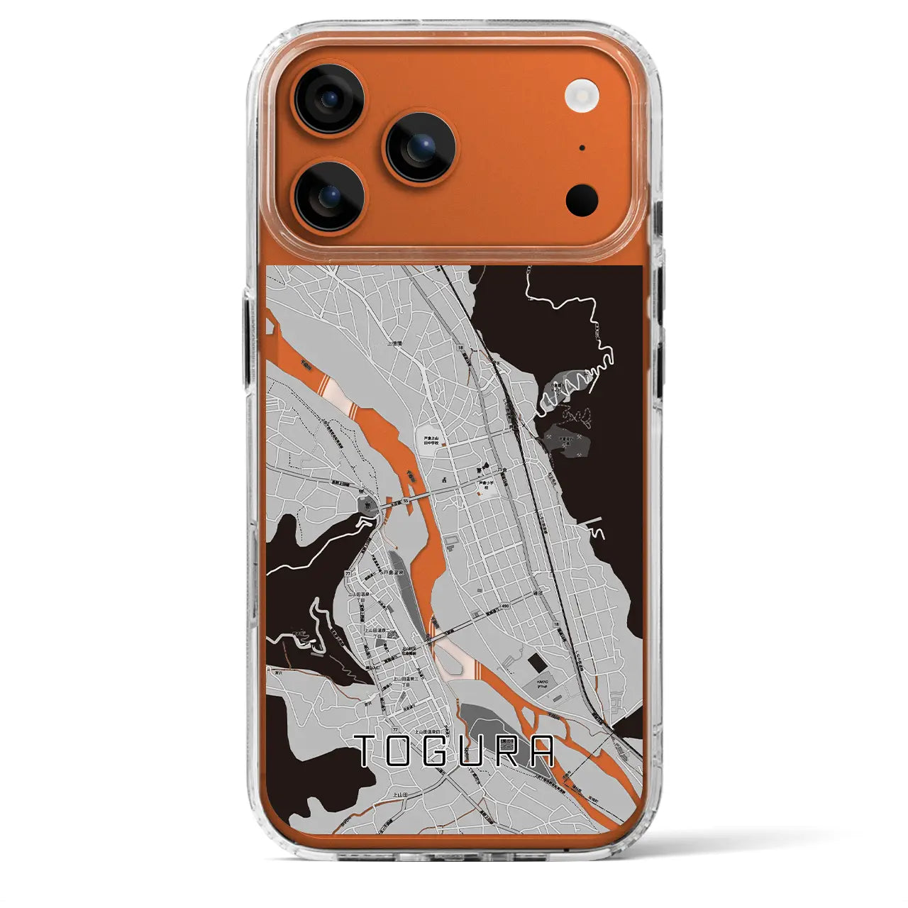 【戸倉(長野県)】地図柄iPhoneケース(MagSafeタイプ)