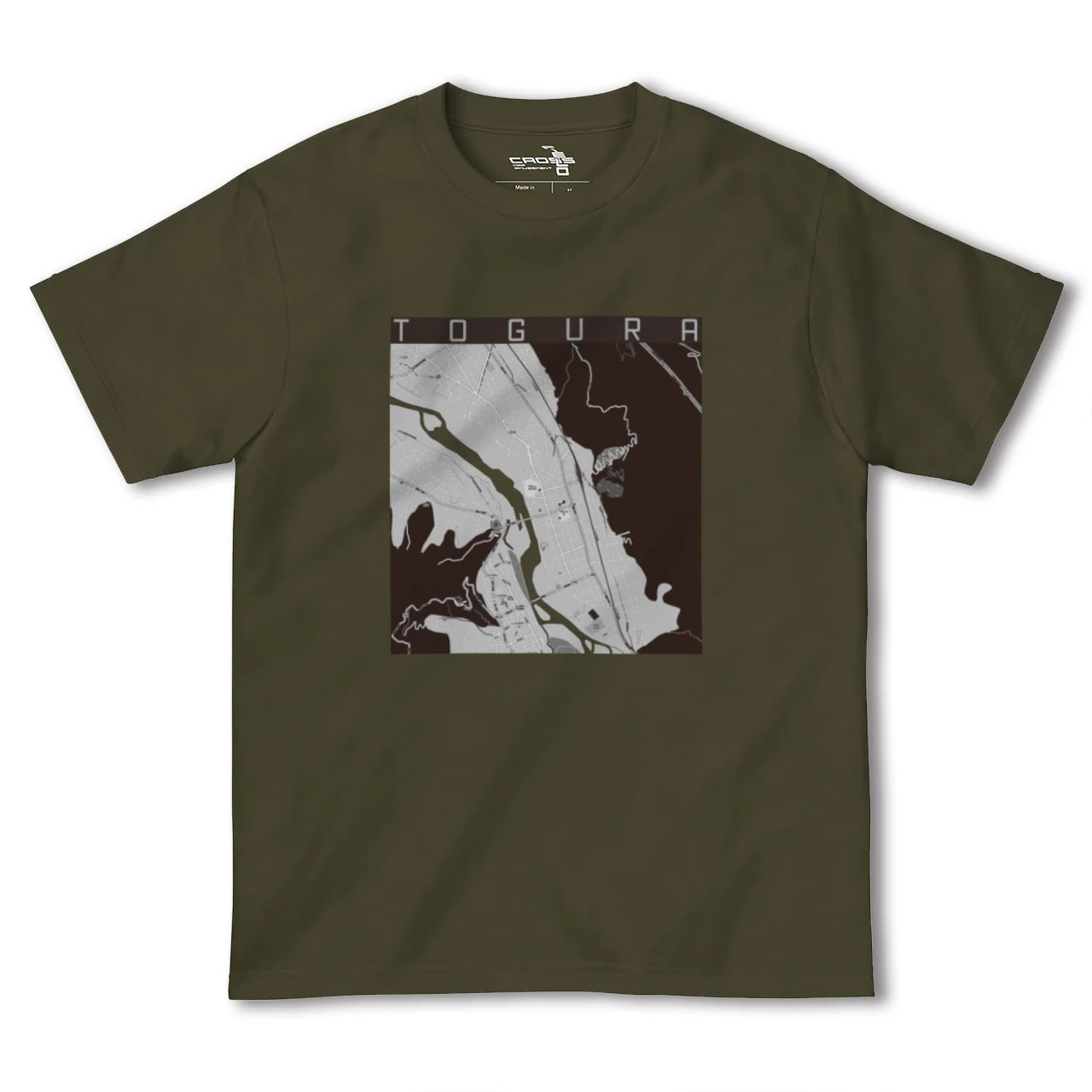 【戸倉(長野県)】地図柄ヘビーウェイトTシャツ