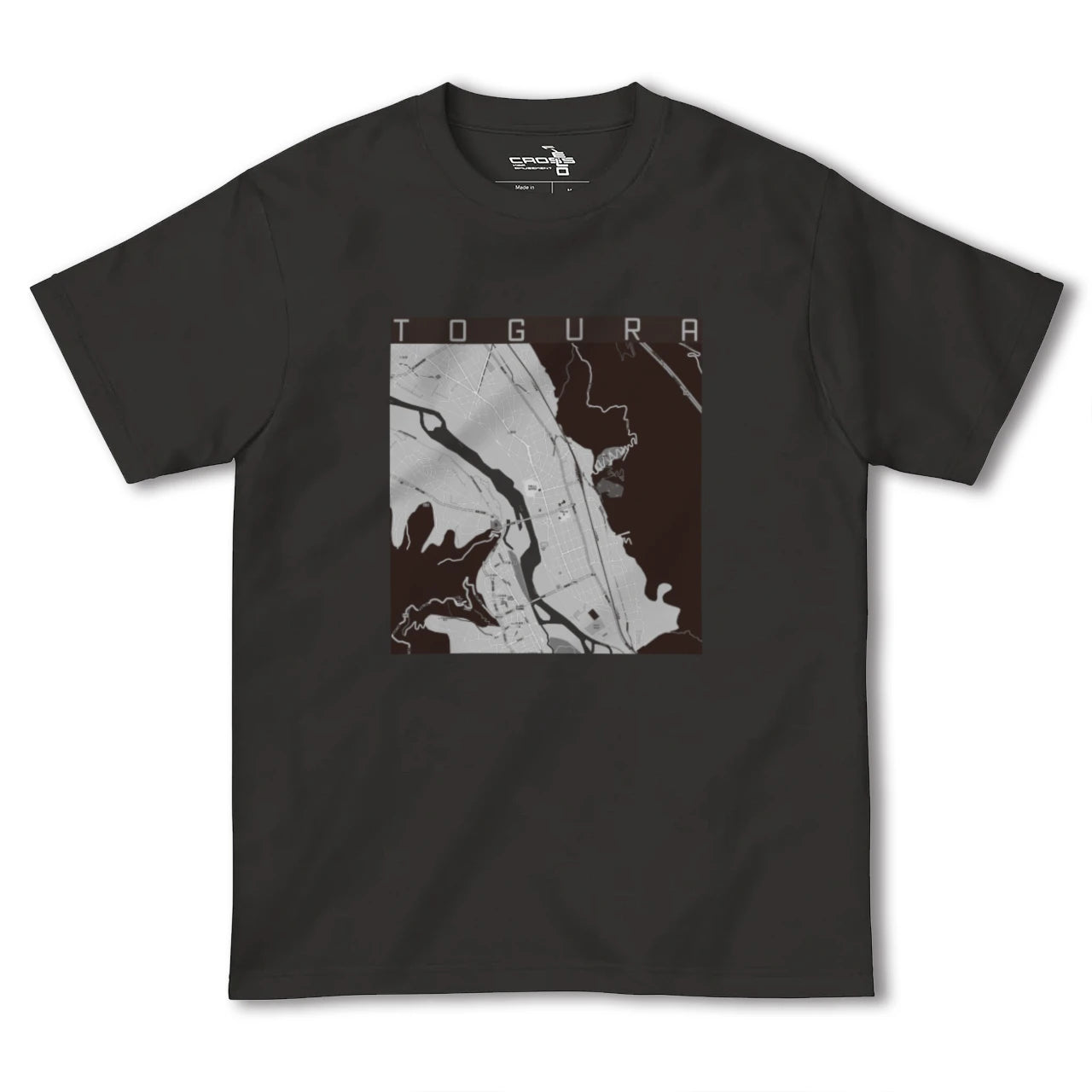 【戸倉(長野県)】地図柄ヘビーウェイトTシャツ