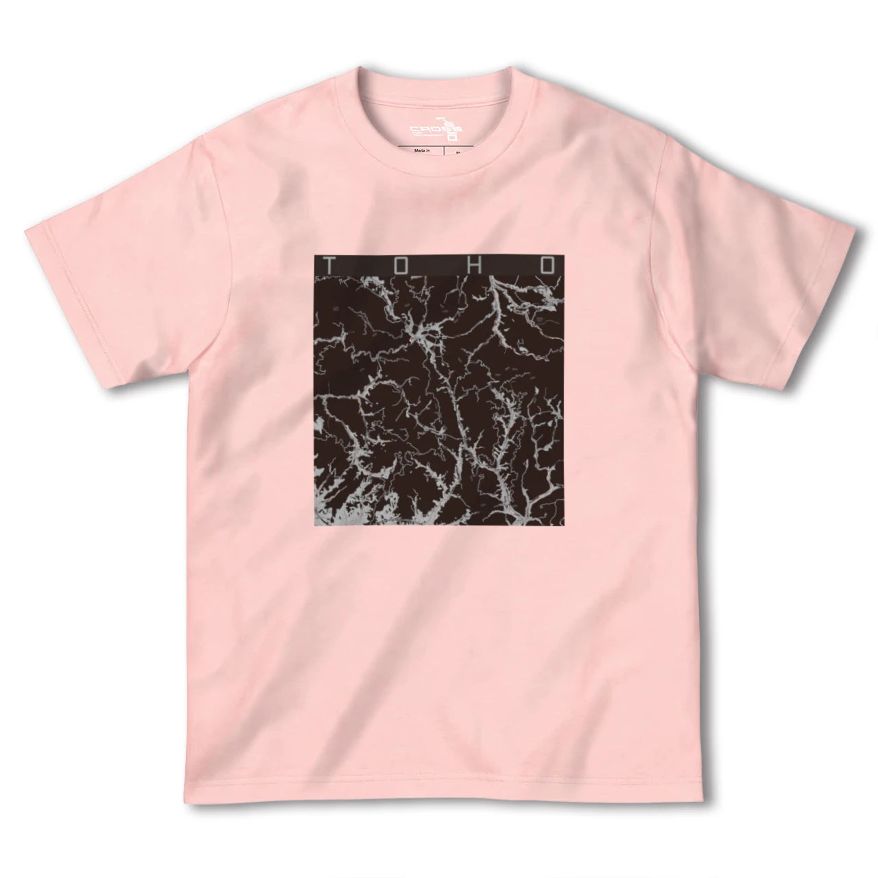 【東峰(福岡県)】地図柄ヘビーウェイトTシャツ