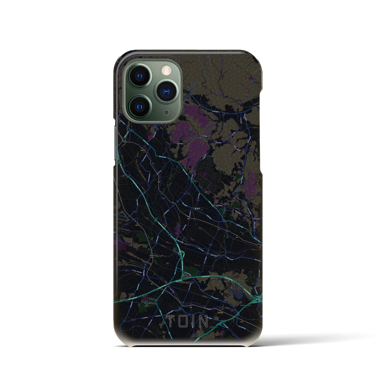 【東員(三重県)】地図柄iPhoneケース(バックカバータイプ)