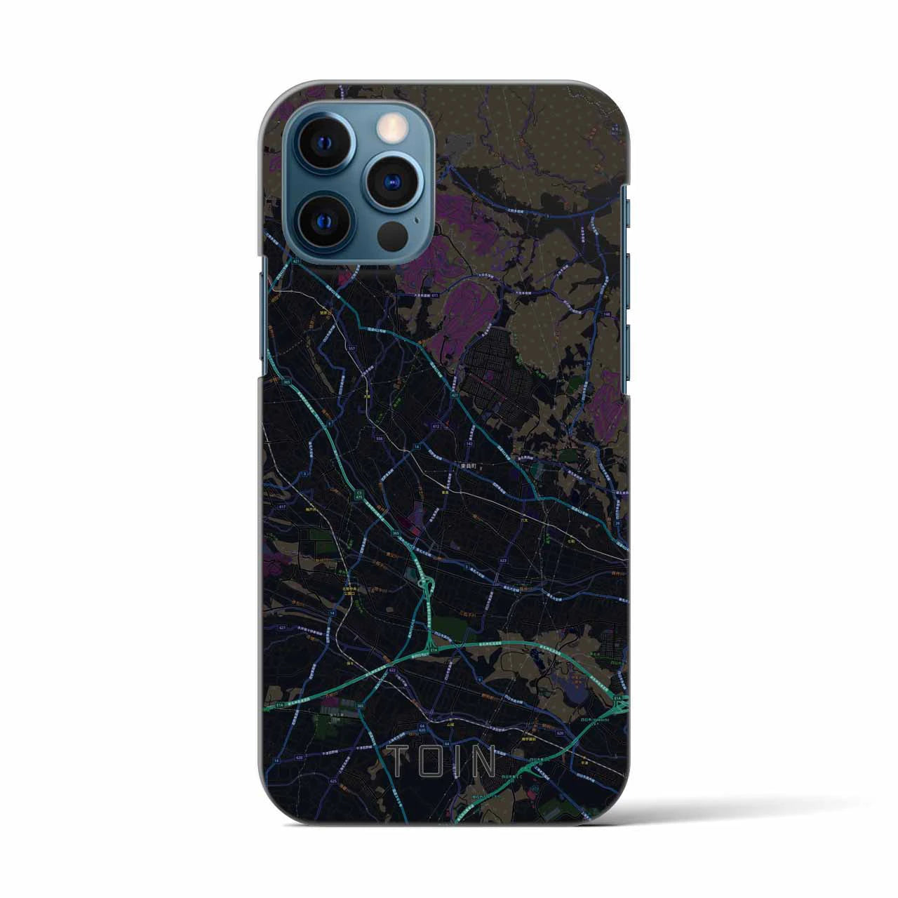 【東員(三重県)】地図柄iPhoneケース(バックカバータイプ)