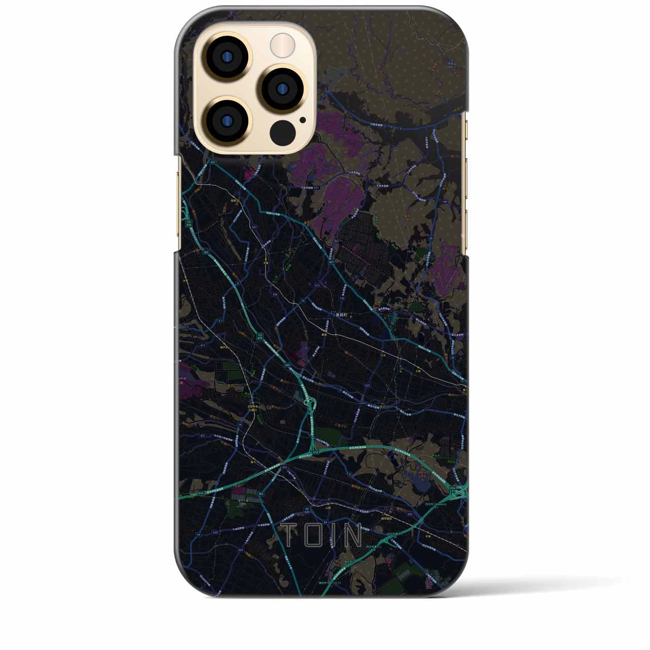 【東員(三重県)】地図柄iPhoneケース(バックカバータイプ)
