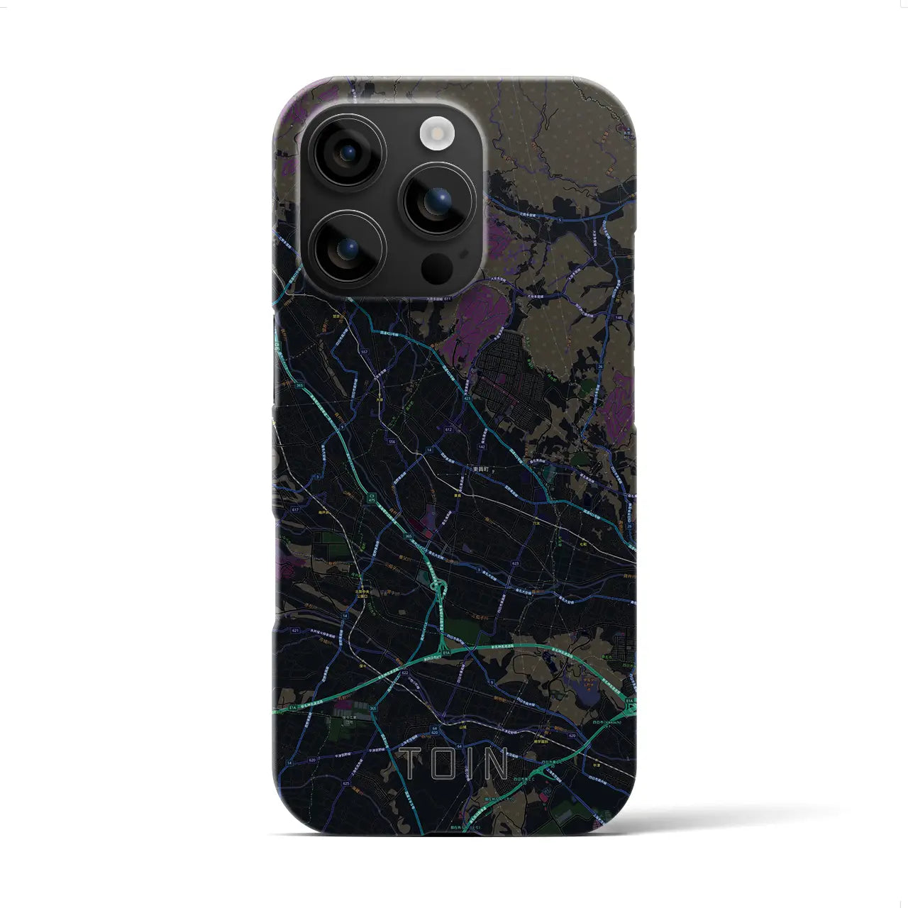 【東員(三重県)】地図柄iPhoneケース(バックカバータイプ)