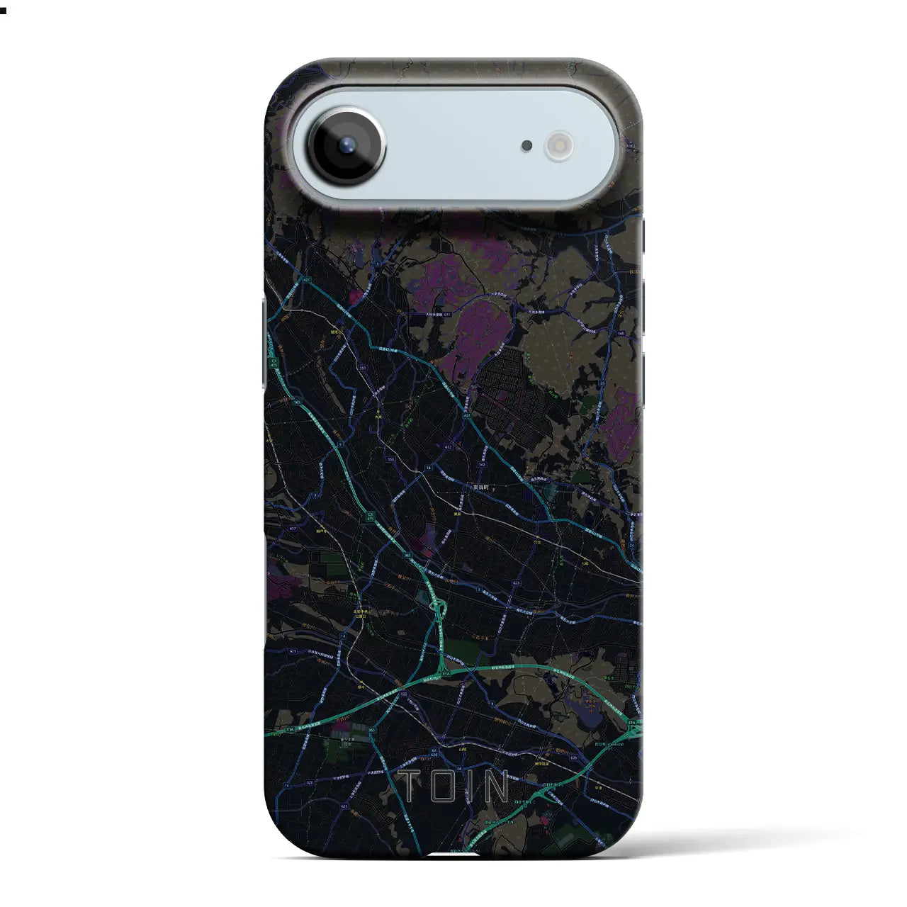 【東員(三重県)】地図柄iPhoneケース(バックカバータイプ)