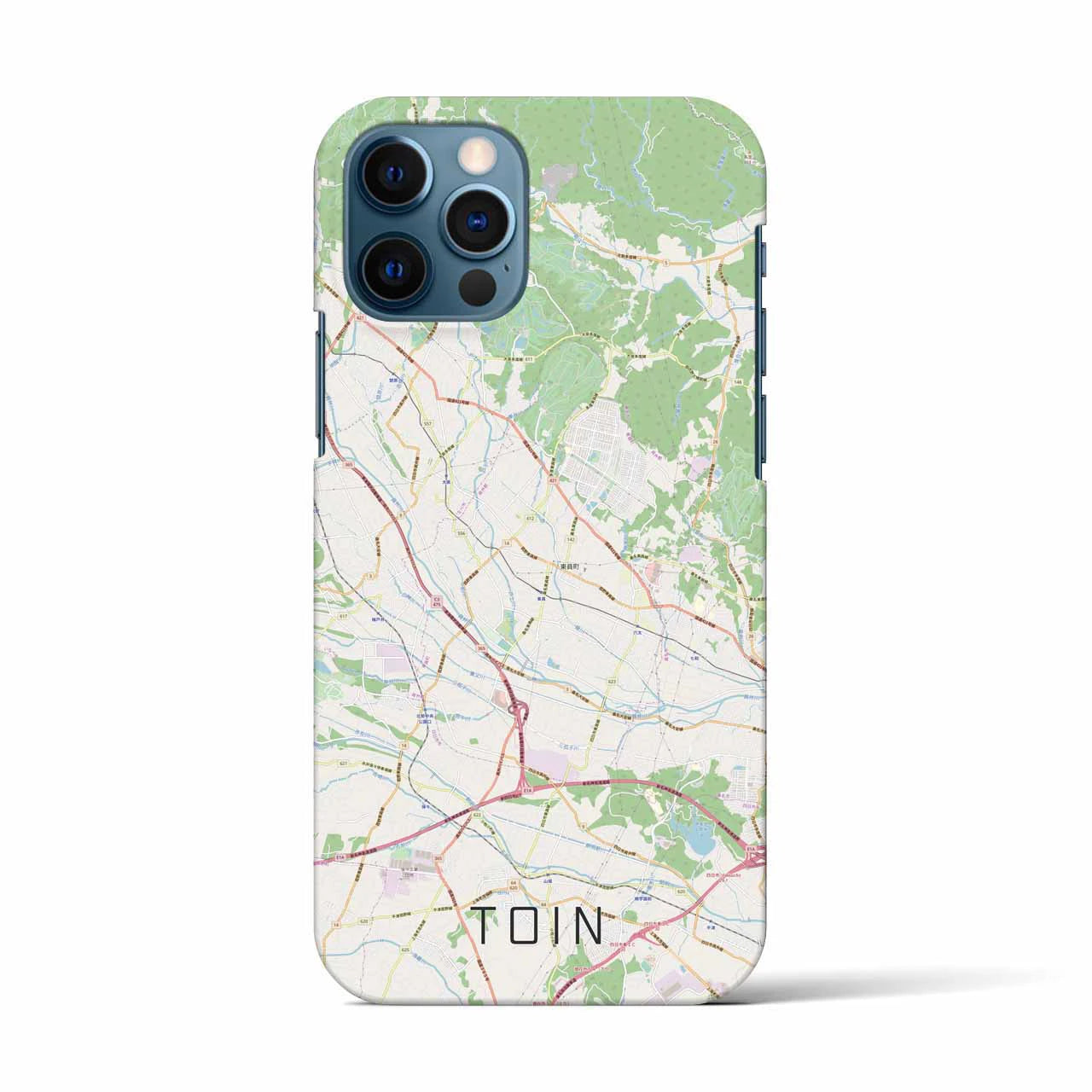 【東員(三重県)】地図柄iPhoneケース(バックカバータイプ)
