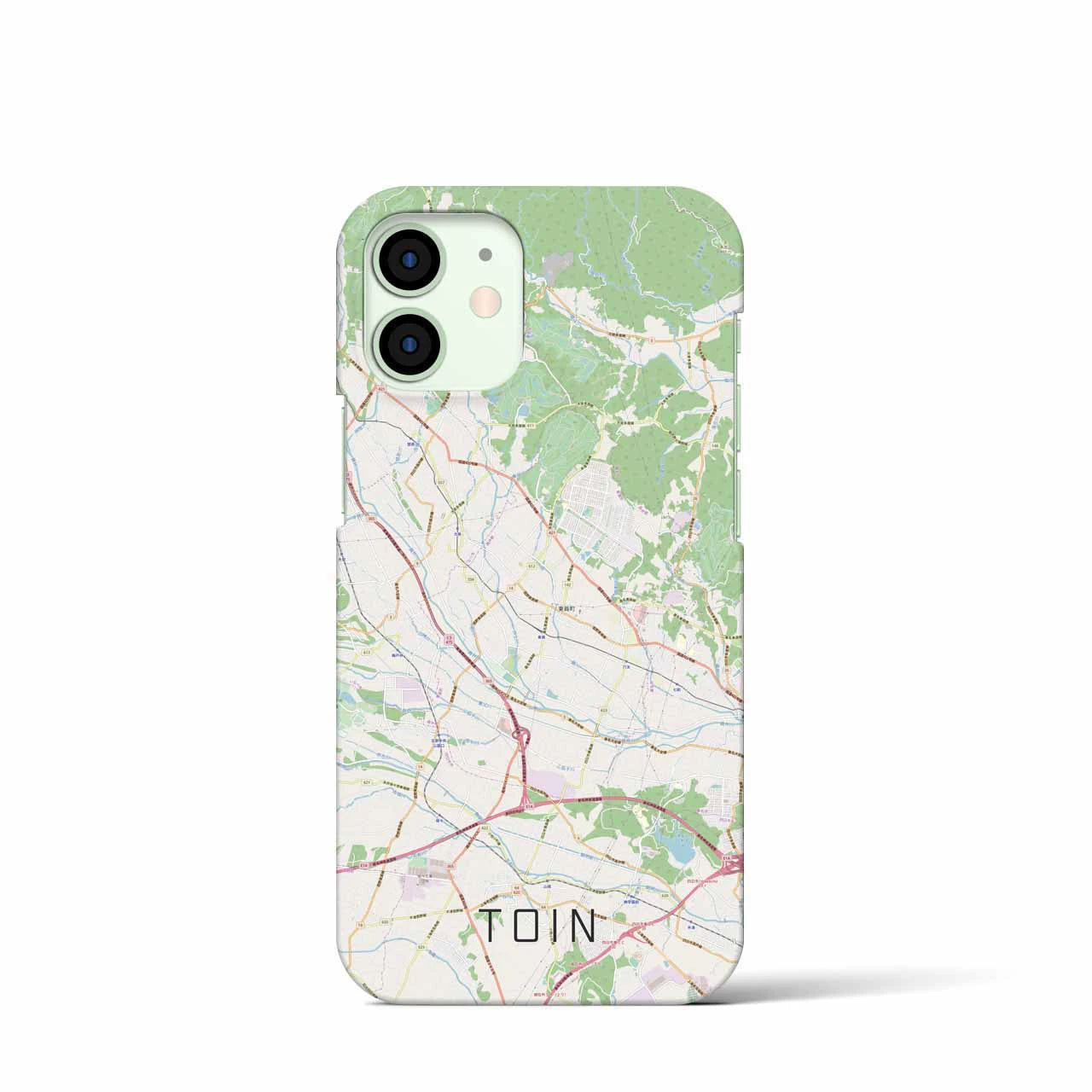 【東員(三重県)】地図柄iPhoneケース(バックカバータイプ)