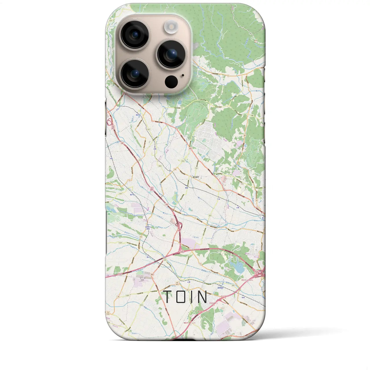 【東員(三重県)】地図柄iPhoneケース(バックカバータイプ)