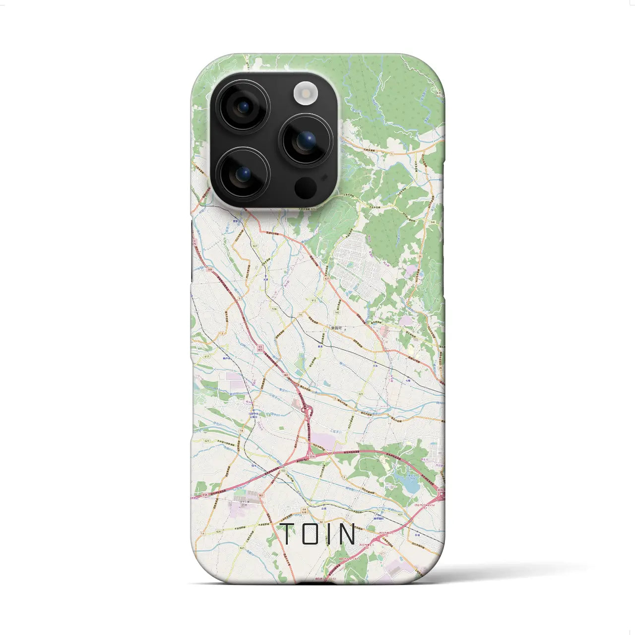 【東員(三重県)】地図柄iPhoneケース(バックカバータイプ)