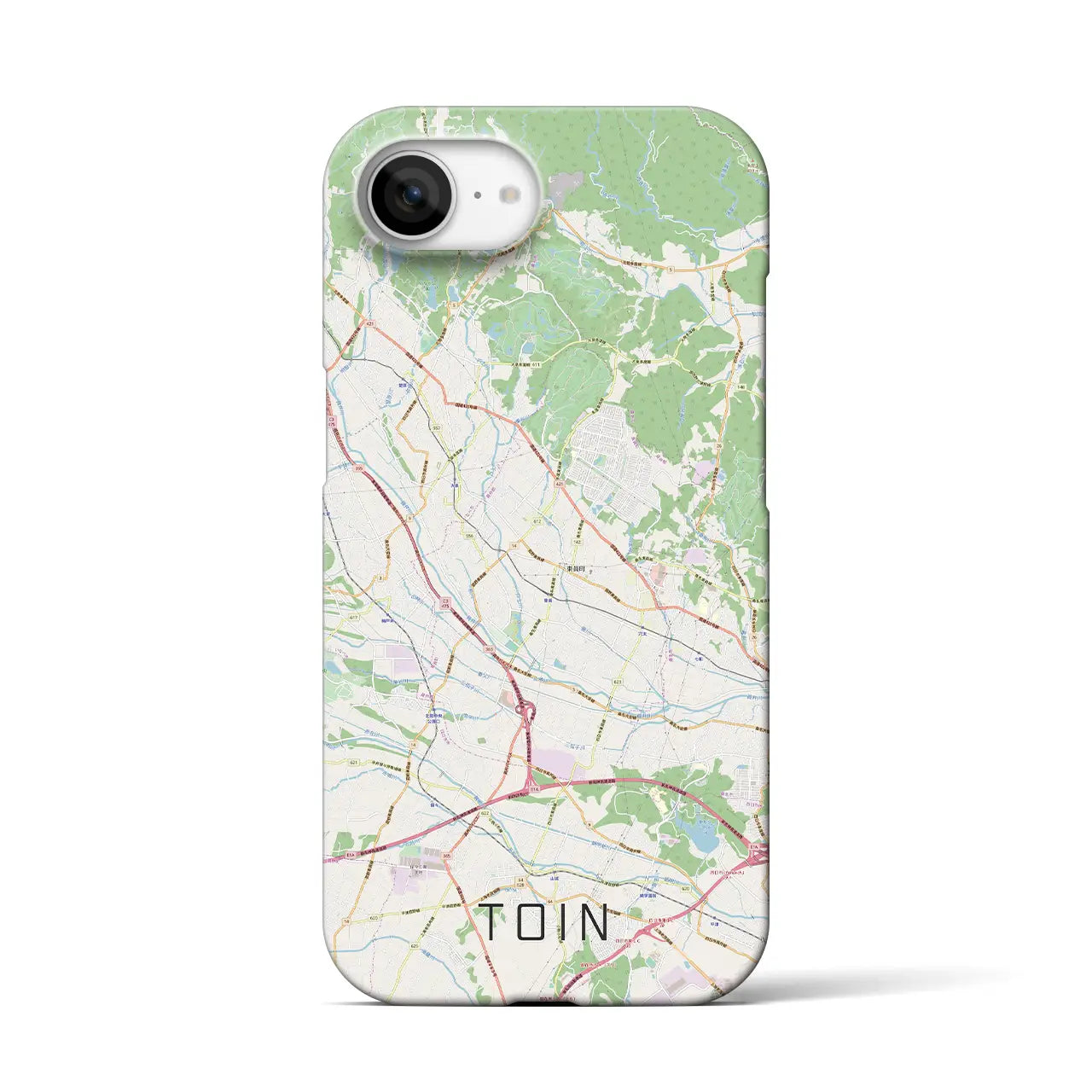 【東員(三重県)】地図柄iPhoneケース(バックカバータイプ)