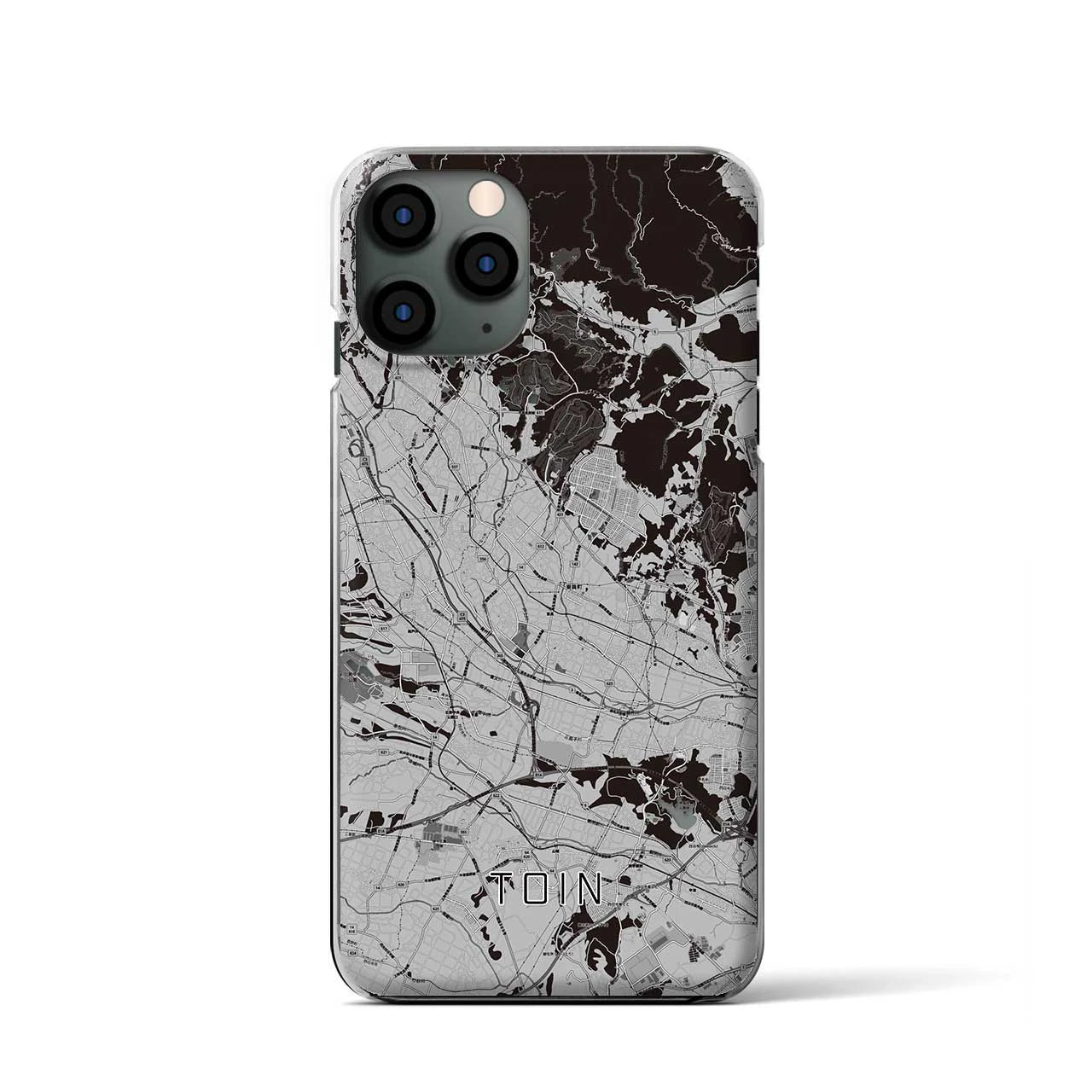 【東員(三重県)】地図柄iPhoneケース(クリアタイプ)