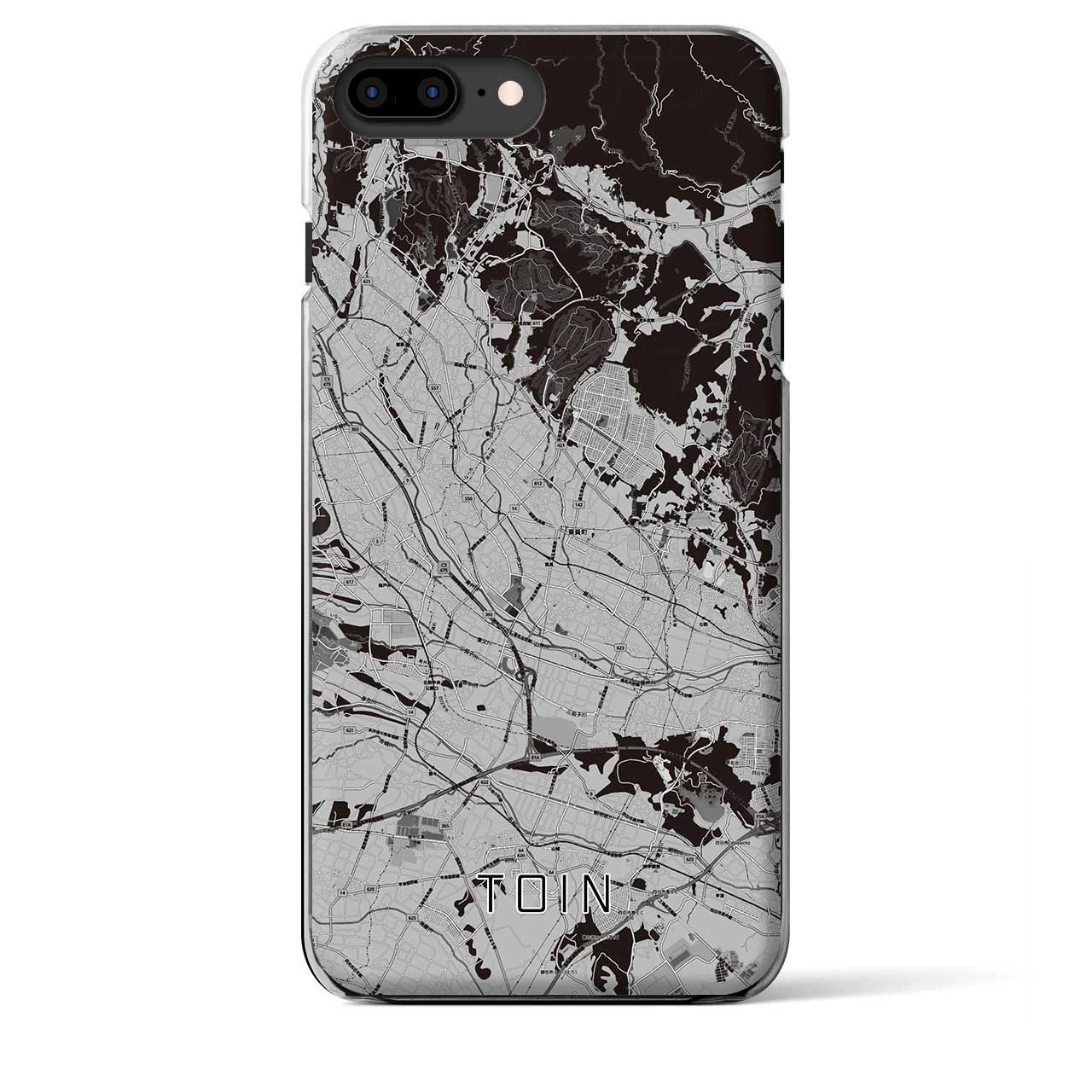 【東員(三重県)】地図柄iPhoneケース(クリアタイプ)