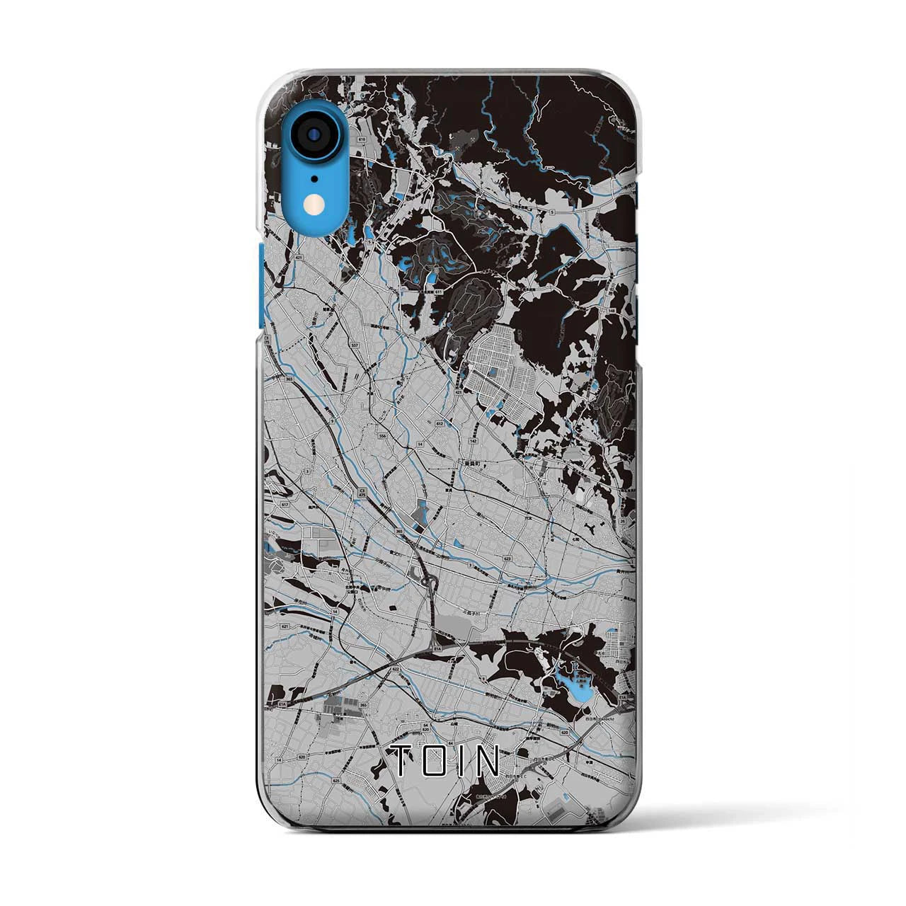 【東員(三重県)】地図柄iPhoneケース(クリアタイプ)