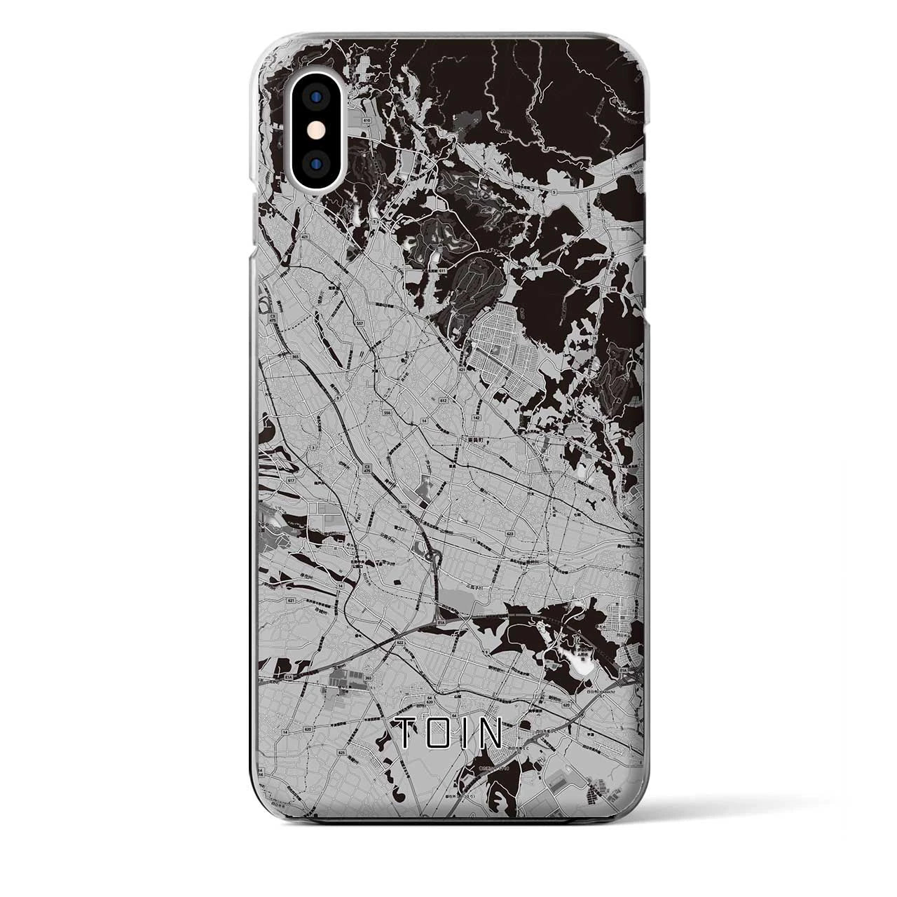 【東員(三重県)】地図柄iPhoneケース(クリアタイプ)