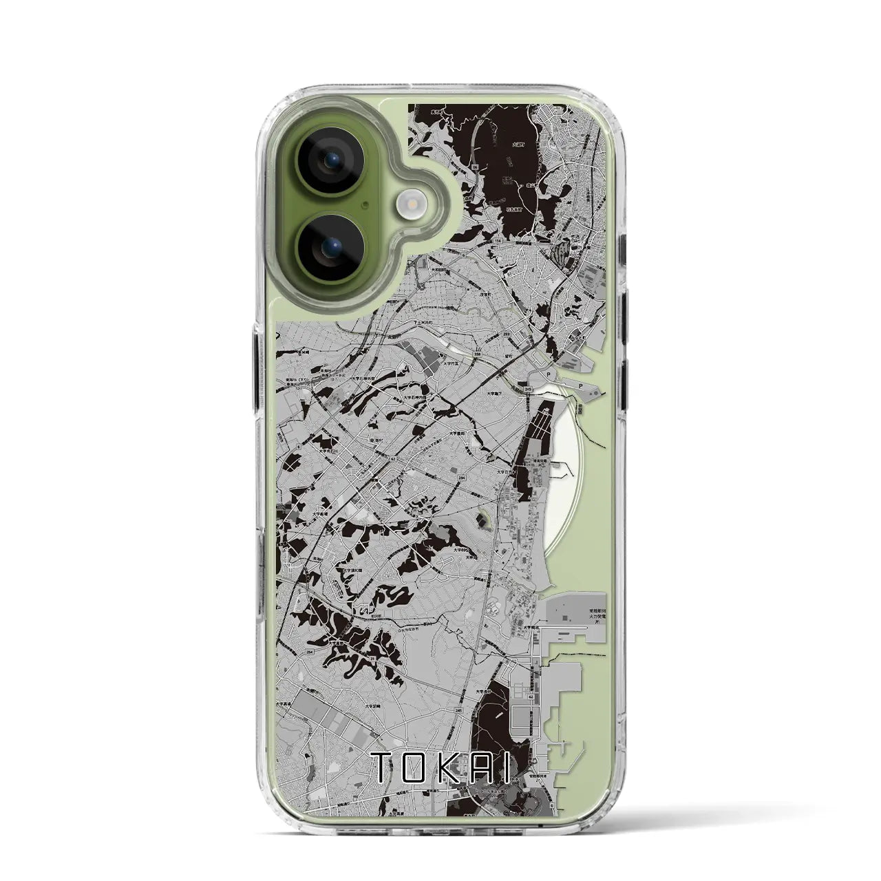 【東海(茨城県)】地図柄iPhoneケース(MagSafeタイプ)