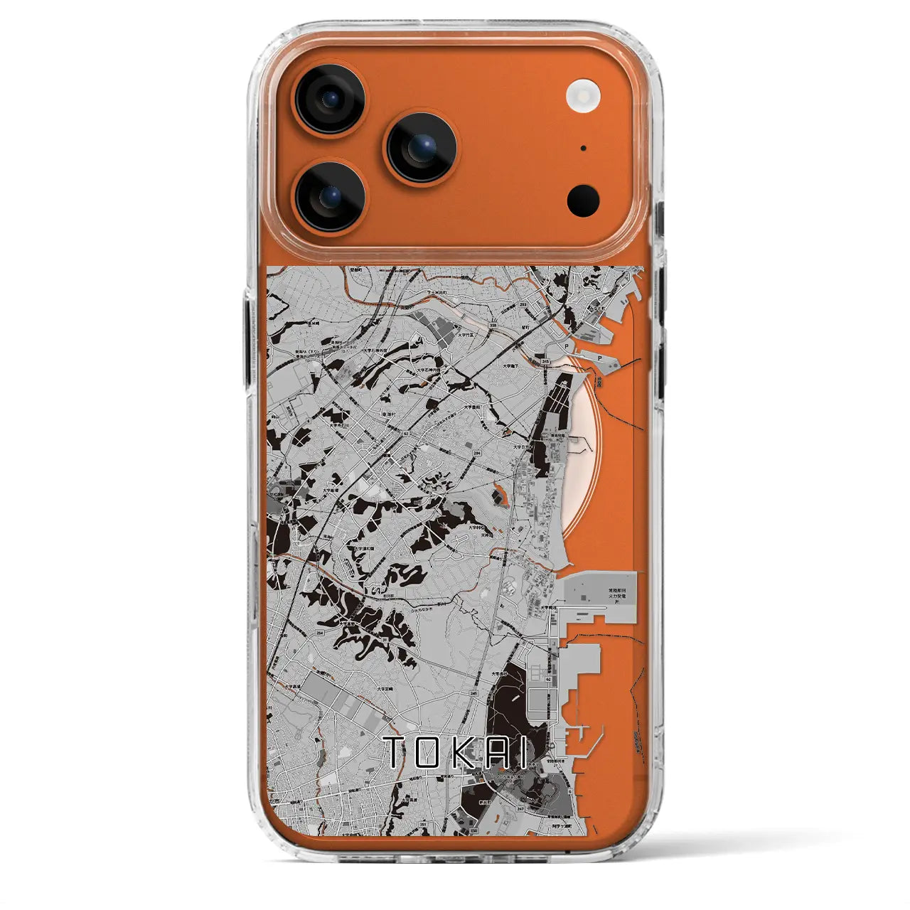 【東海(茨城県)】地図柄iPhoneケース(MagSafeタイプ)