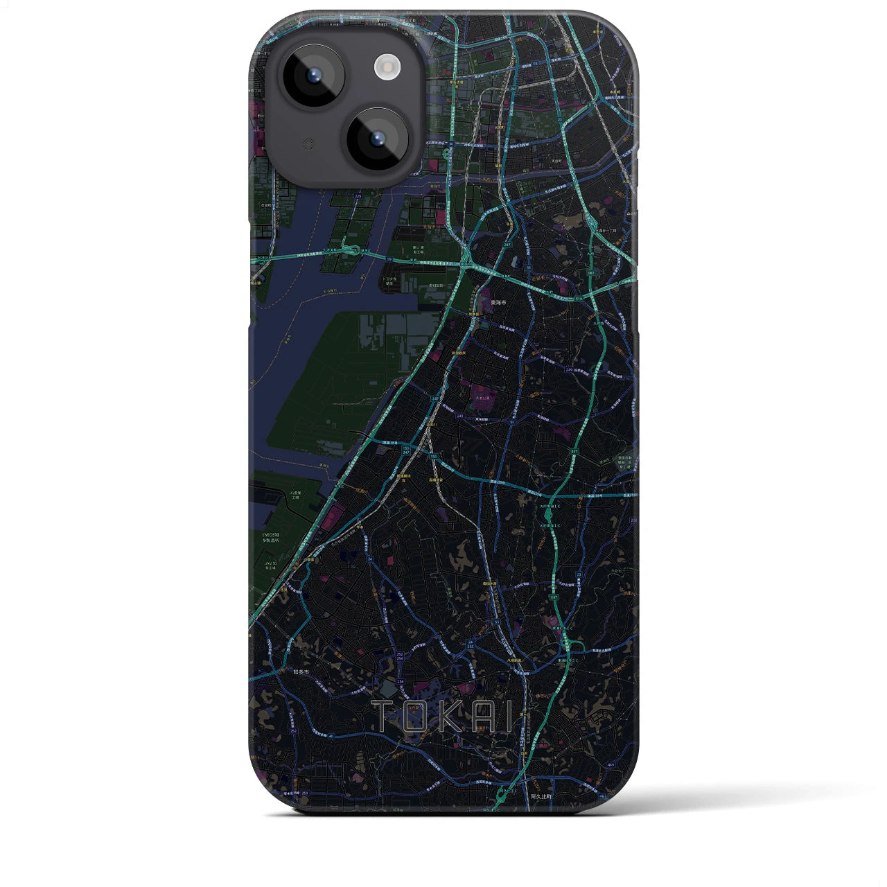 【東海(愛知県)】地図柄iPhoneケース(バックカバータイプ)