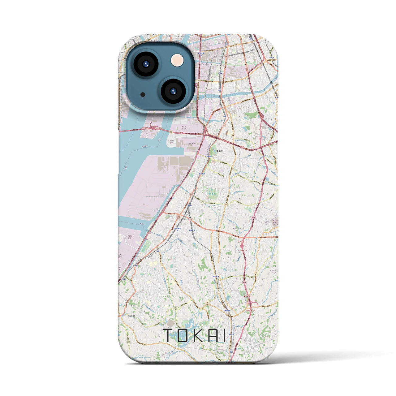 【東海(愛知県)】地図柄iPhoneケース(バックカバータイプ)