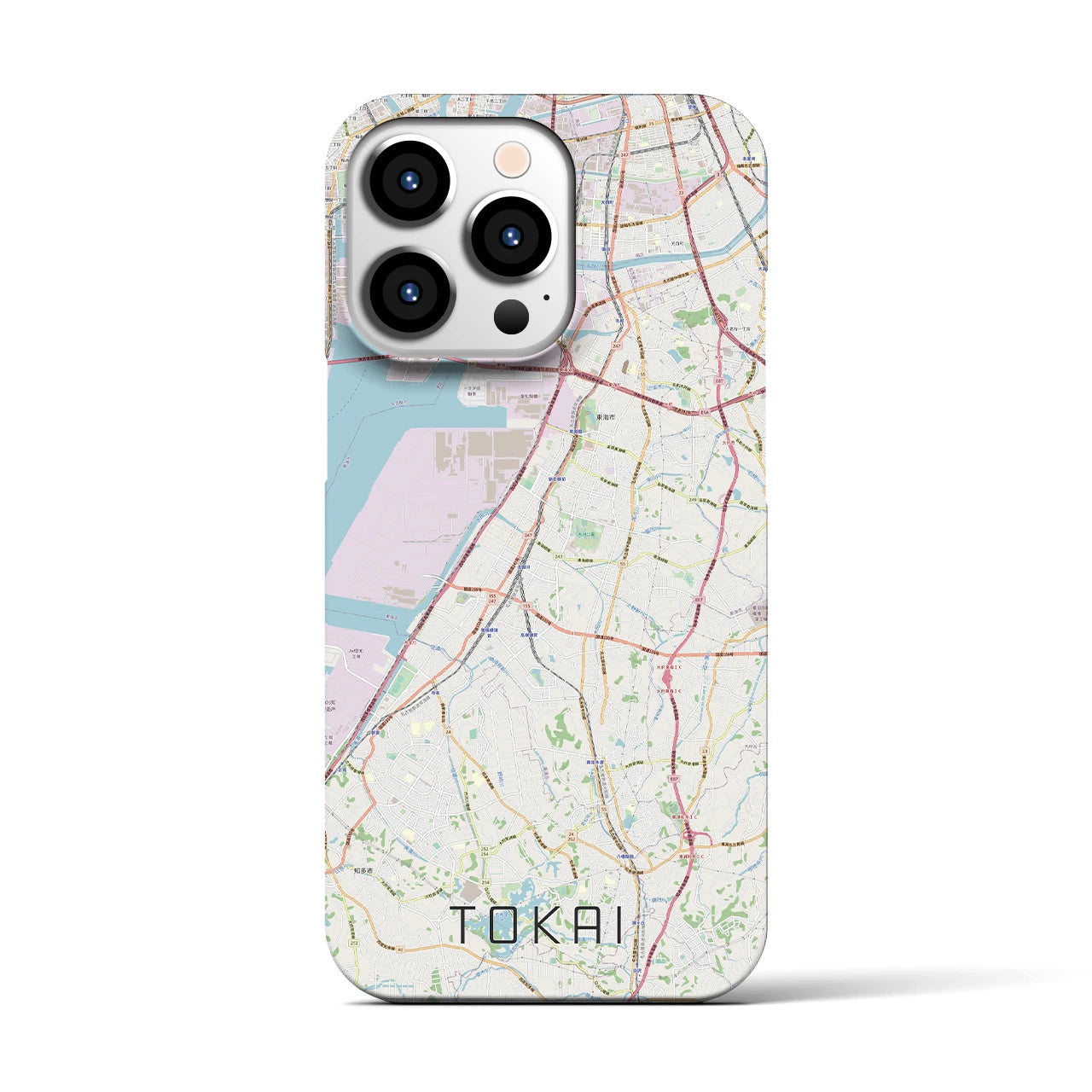 【東海(愛知県)】地図柄iPhoneケース(バックカバータイプ)