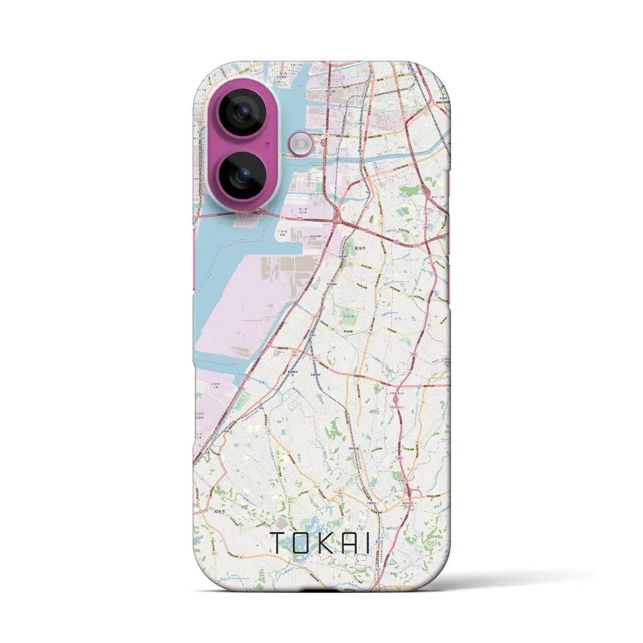 【東海(愛知県)】地図柄iPhoneケース(バックカバータイプ)