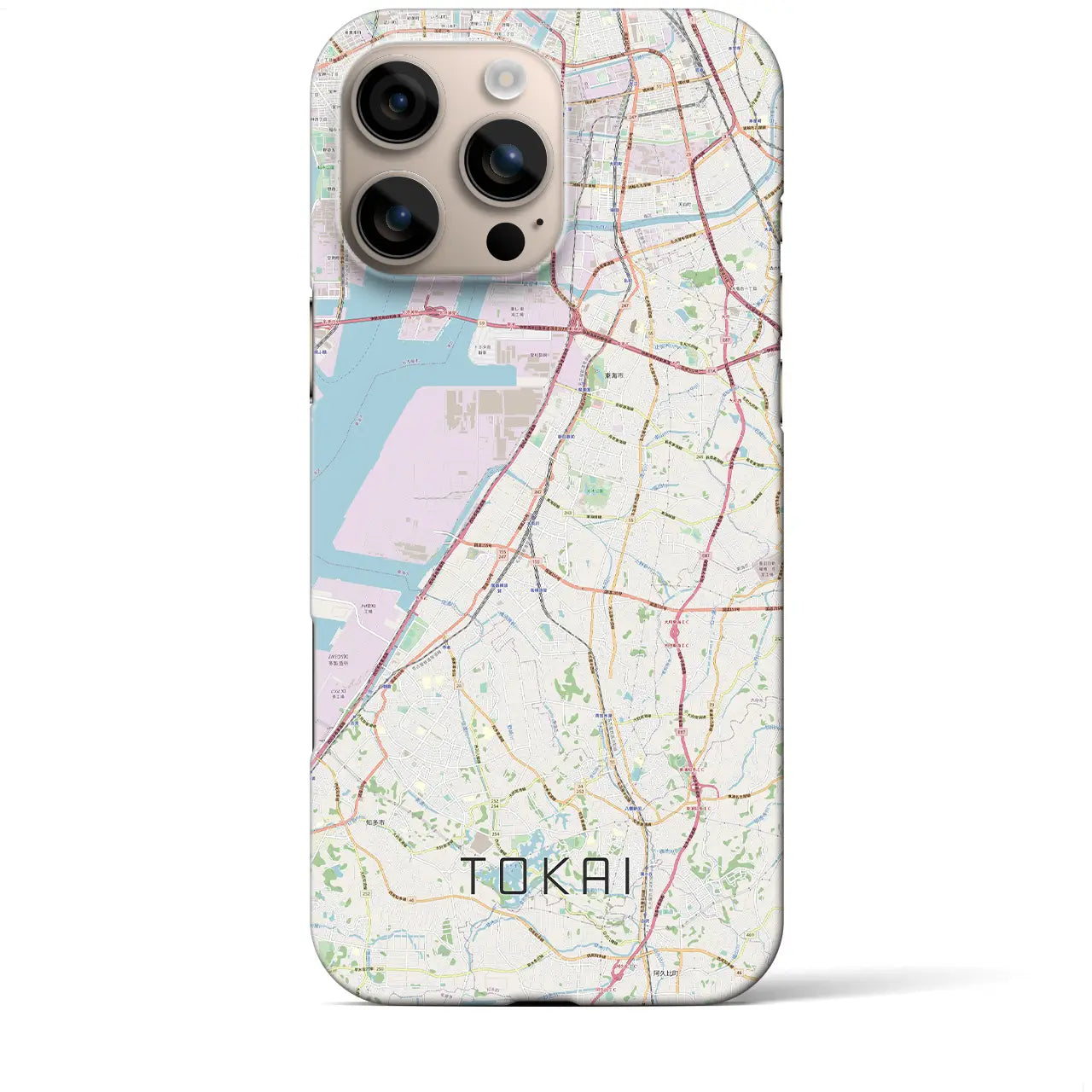 【東海(愛知県)】地図柄iPhoneケース(バックカバータイプ)