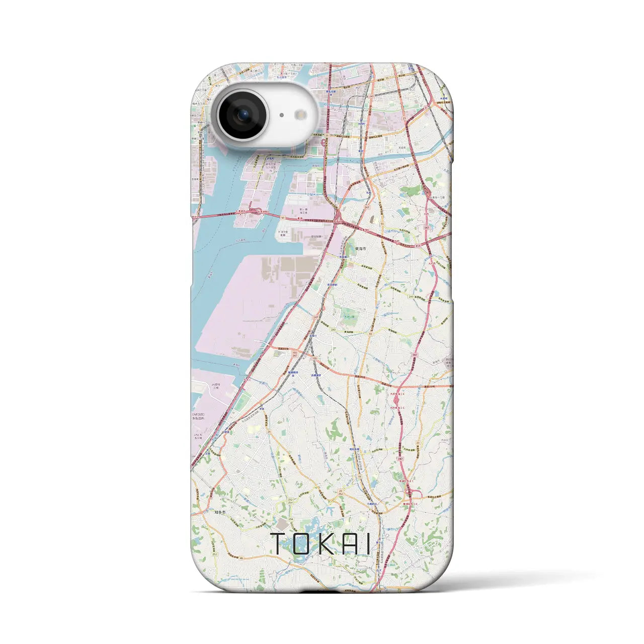 【東海(愛知県)】地図柄iPhoneケース(バックカバータイプ)