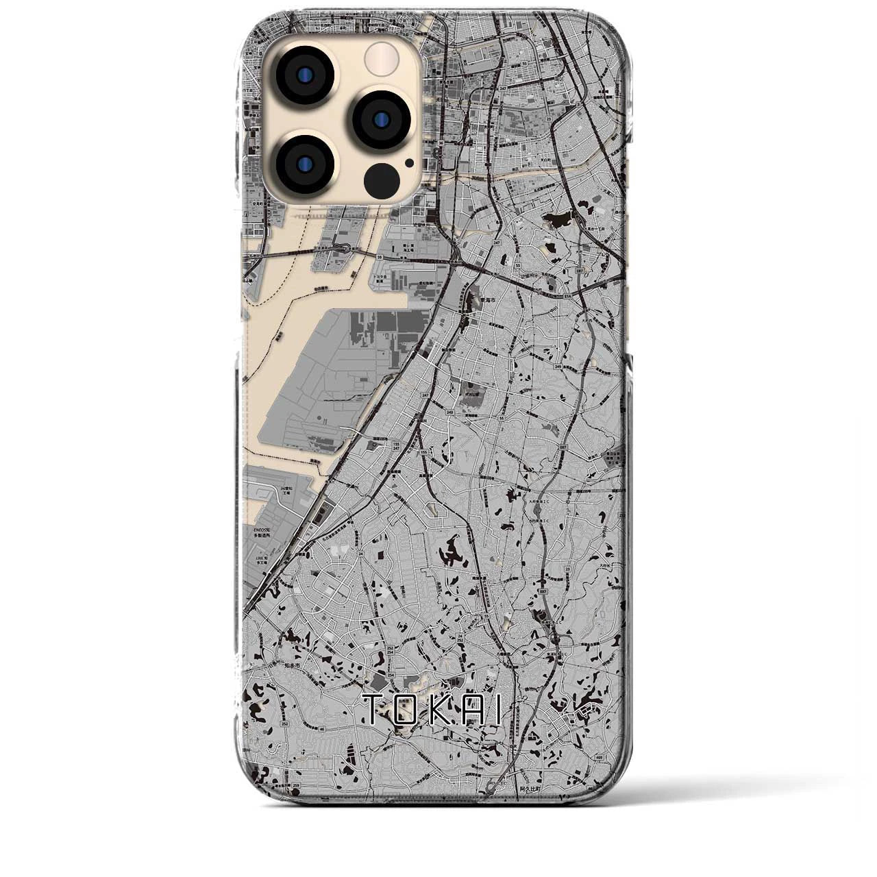 【東海(愛知県)】地図柄iPhoneケース(クリアタイプ)