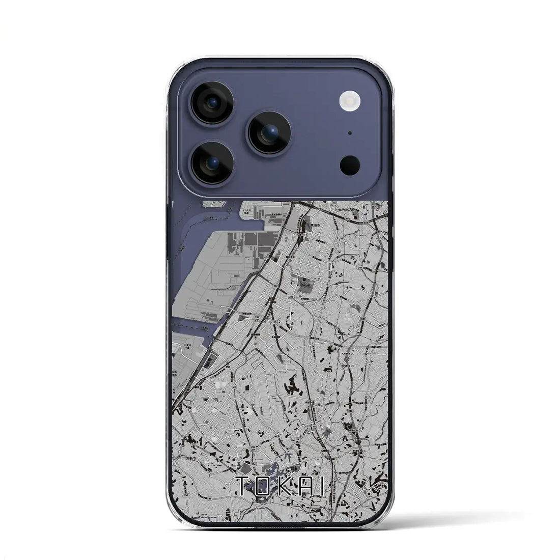 【東海(愛知県)】地図柄iPhoneケース(クリアタイプ)