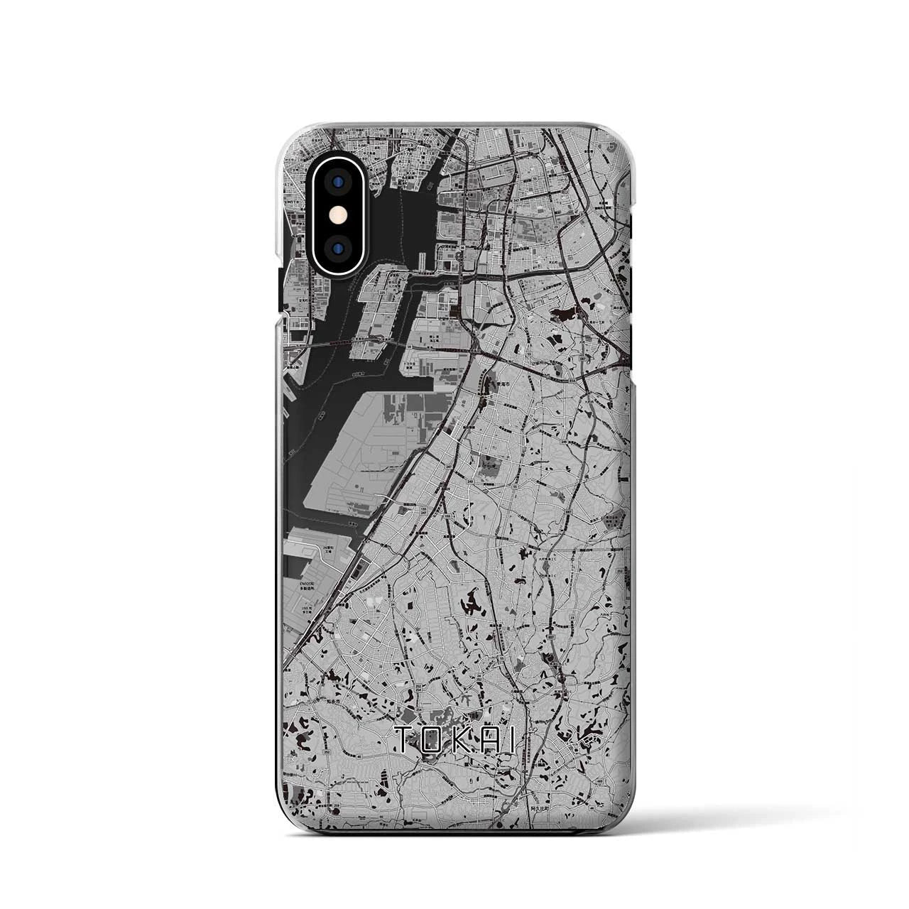 【東海(愛知県)】地図柄iPhoneケース(クリアタイプ)