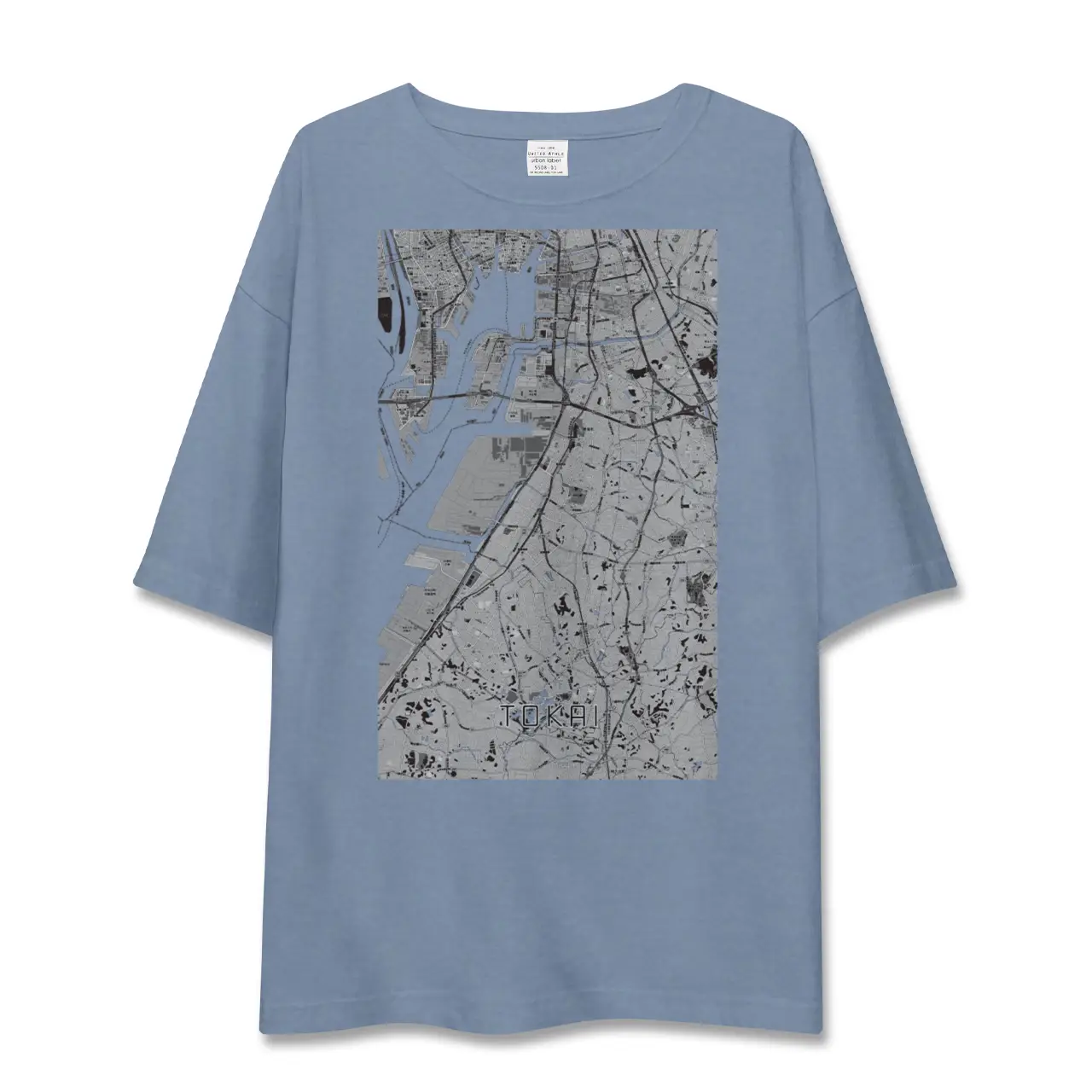【東海(愛知県)】地図柄ビッグシルエットTシャツ