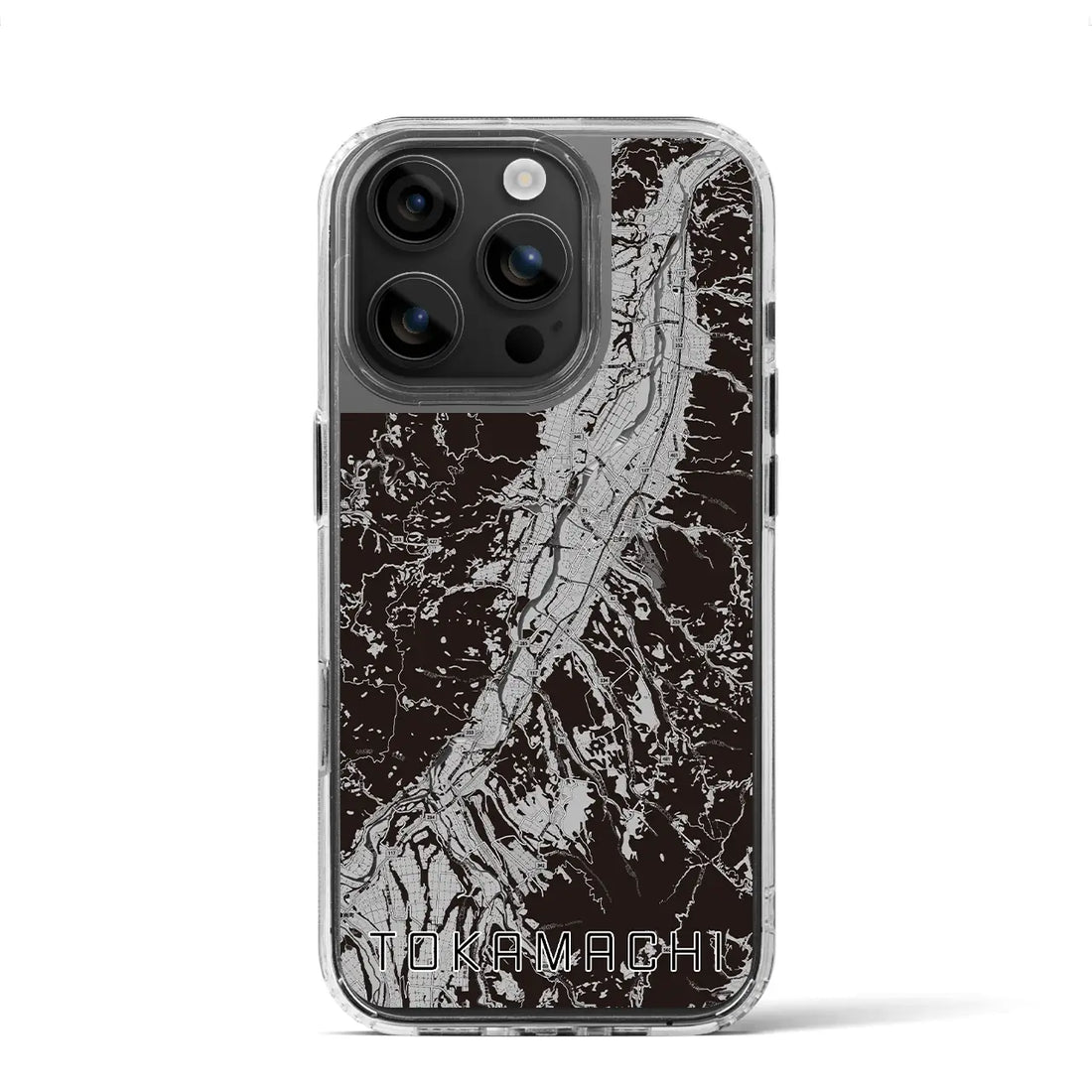 【十日町(新潟県)】地図柄iPhoneケース(MagSafeタイプ)