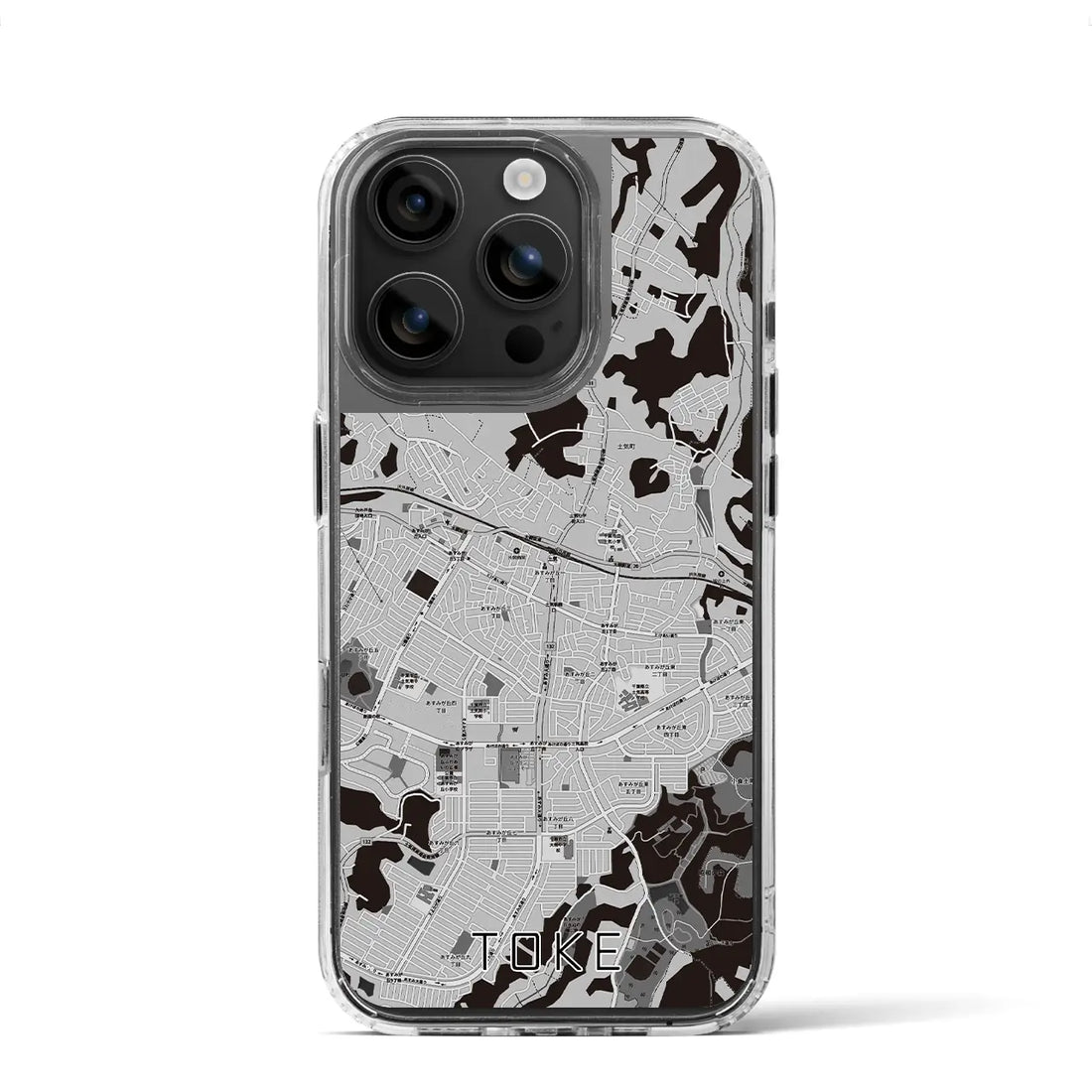 【土気(千葉県)】地図柄iPhoneケース(MagSafeタイプ)