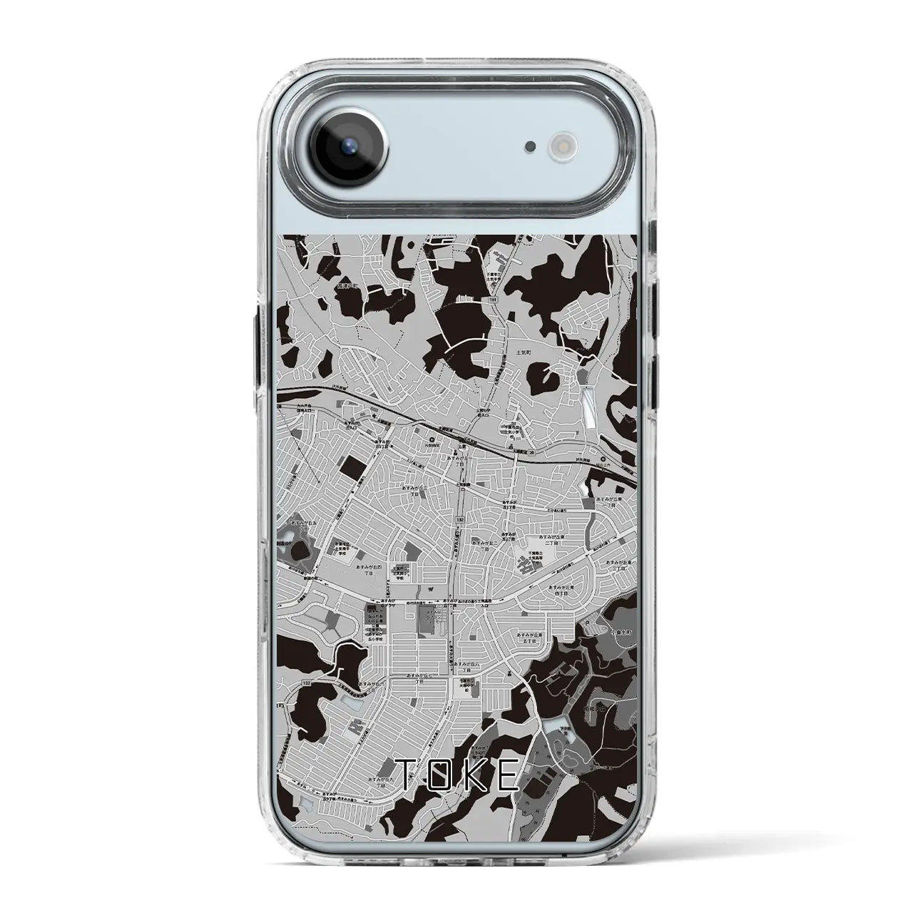 【土気(千葉県)】地図柄iPhoneケース(MagSafeタイプ)