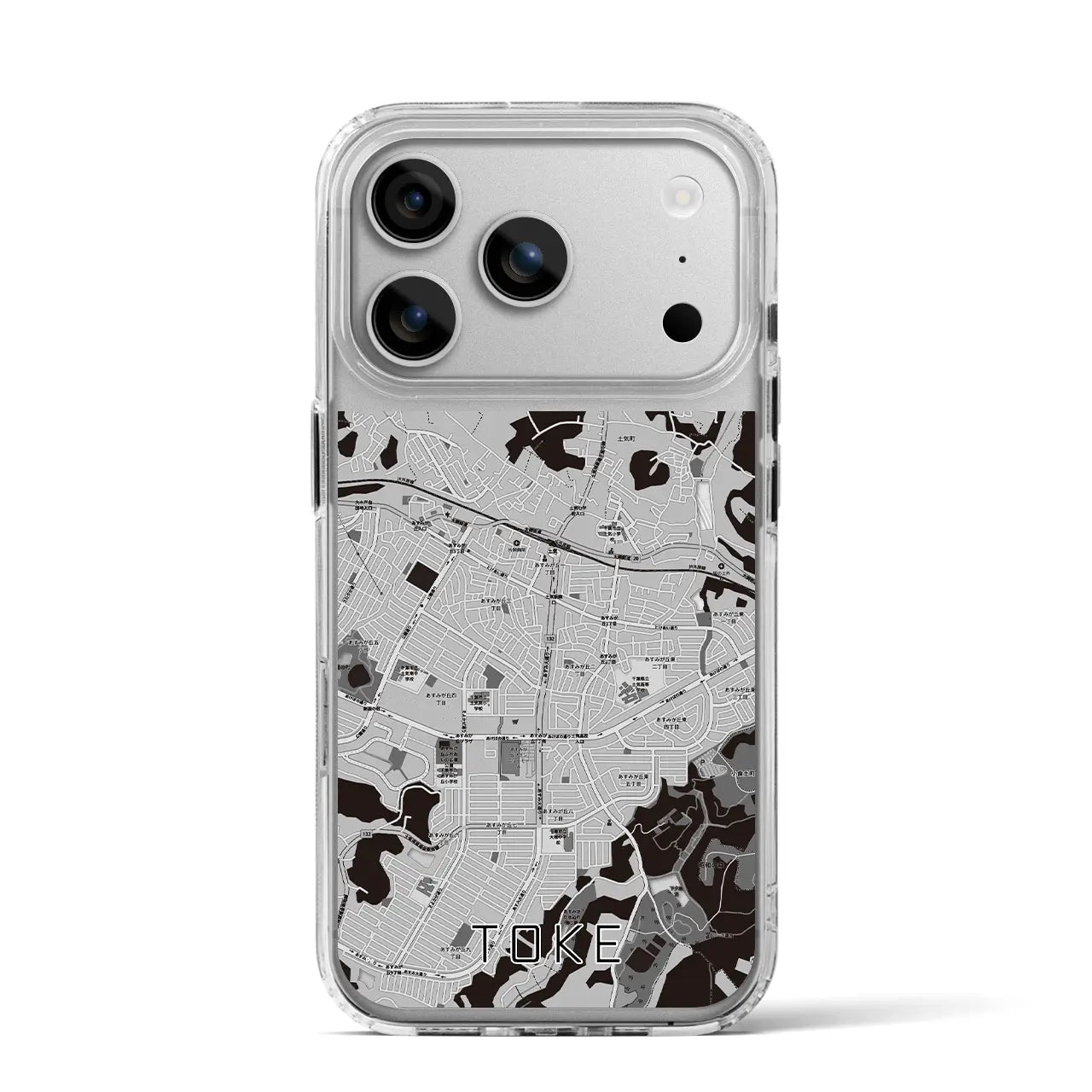 【土気(千葉県)】地図柄iPhoneケース(MagSafeタイプ)