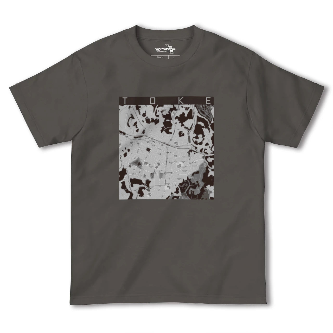 【土気(千葉県)】地図柄ヘビーウェイトTシャツ