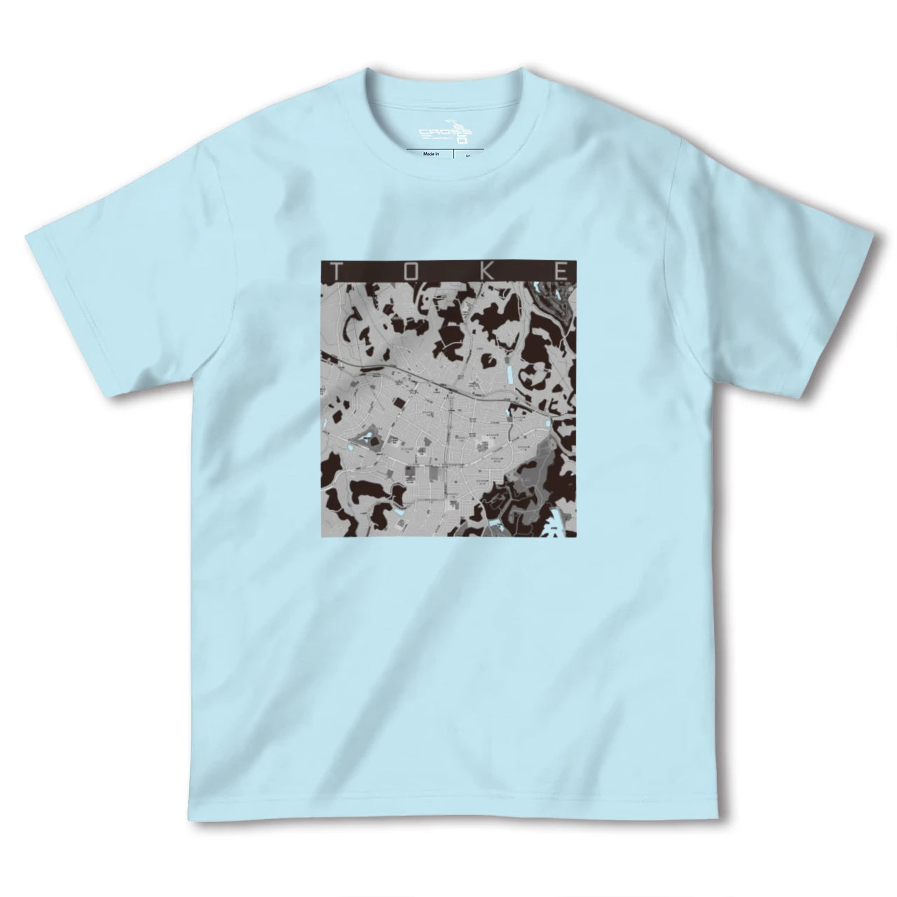 【土気(千葉県)】地図柄ヘビーウェイトTシャツ