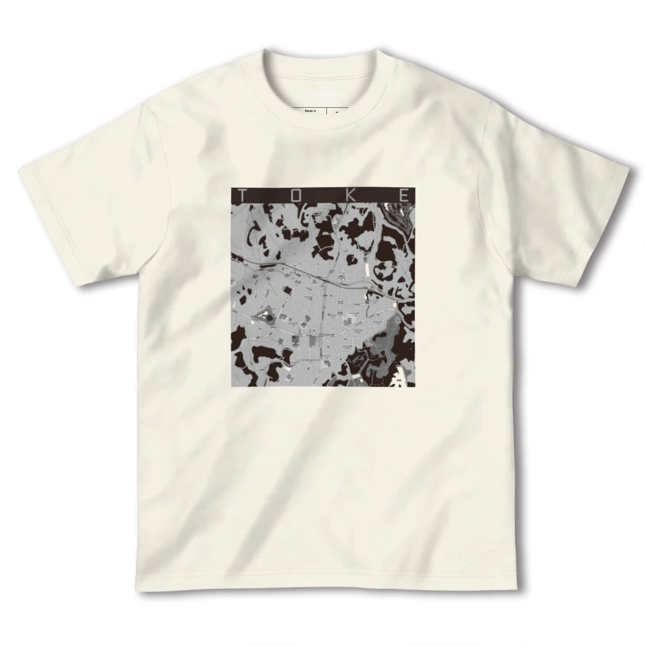 【土気(千葉県)】地図柄ヘビーウェイトTシャツ