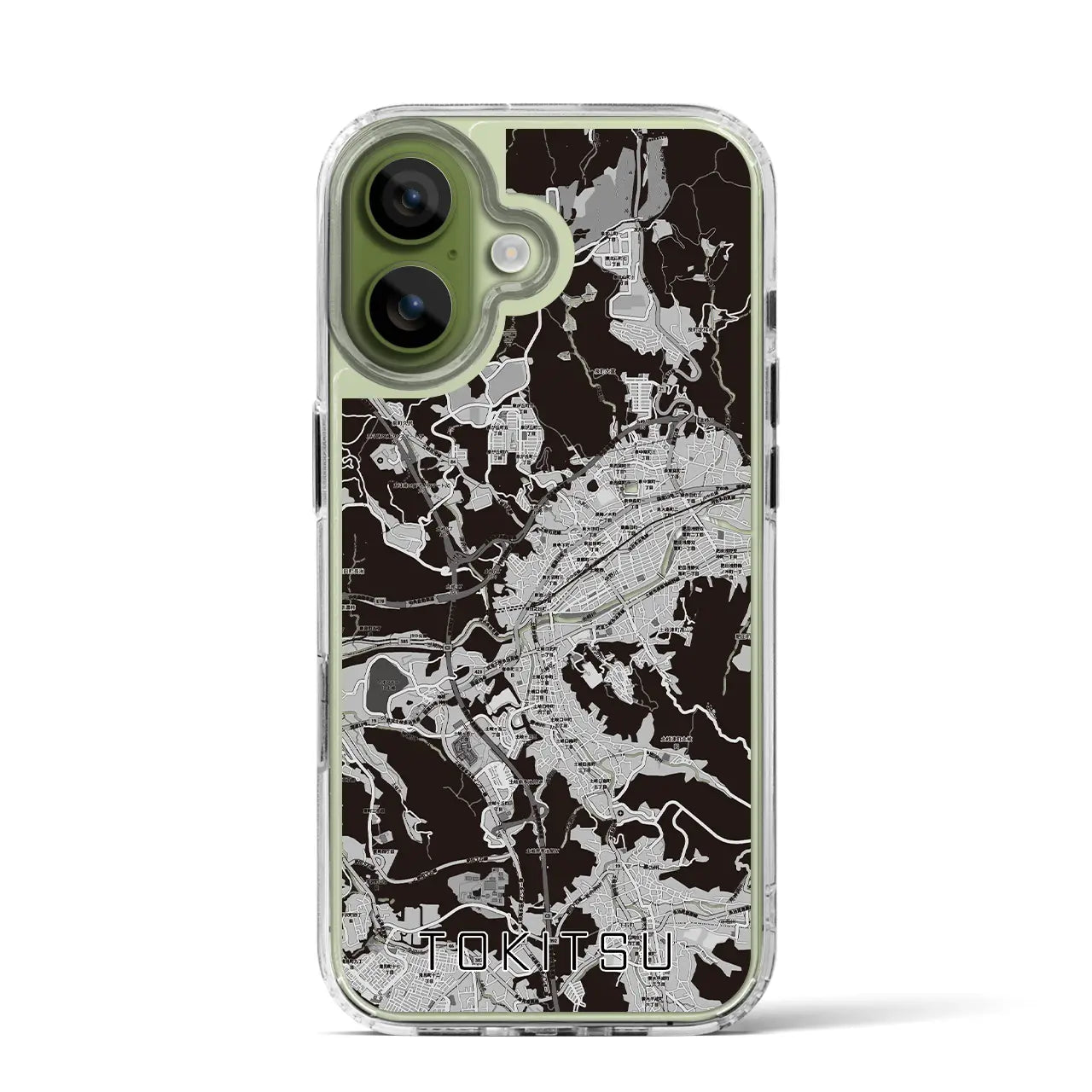 【土岐津(岐阜県)】地図柄iPhoneケース(MagSafeタイプ)